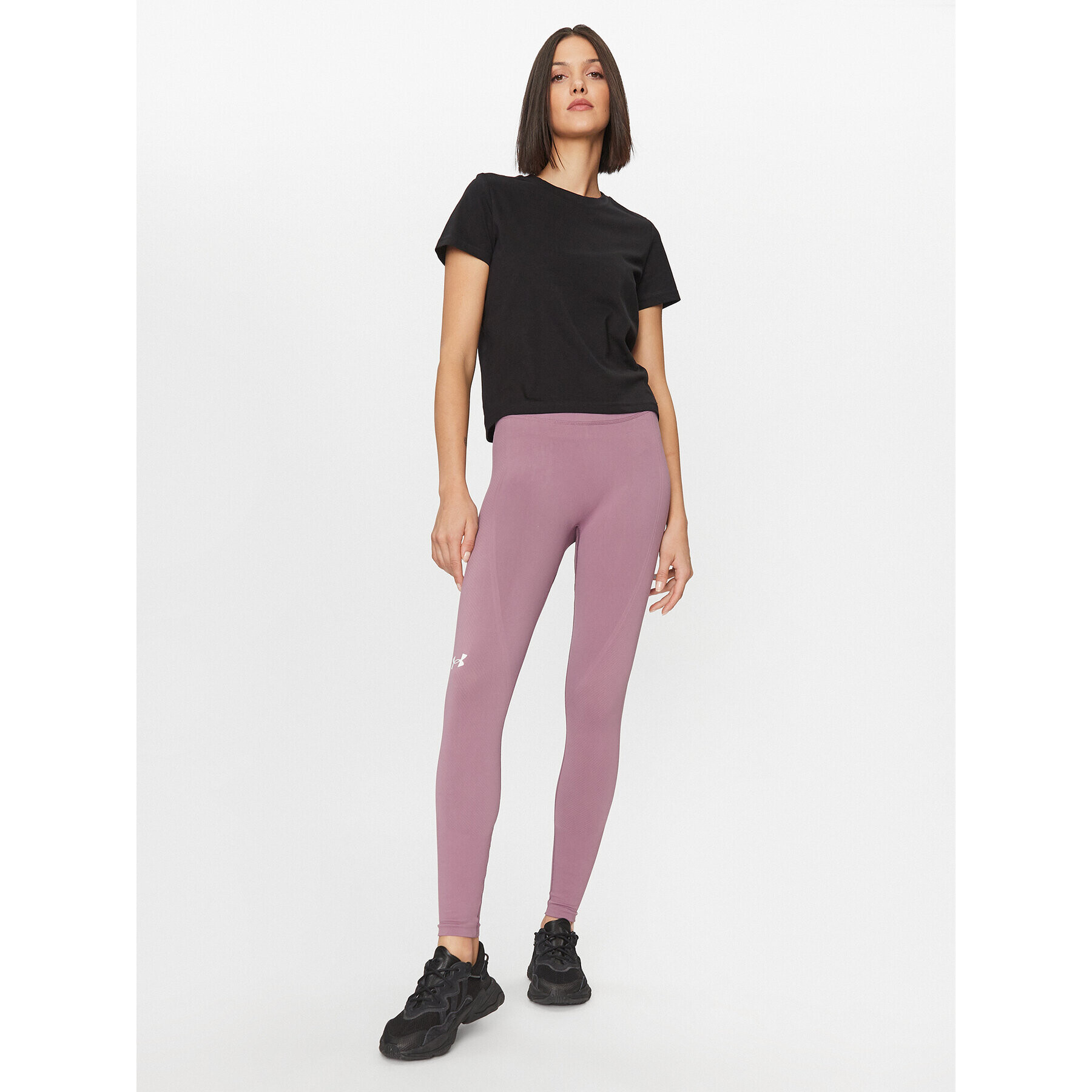 Under Armour Legíny Ua Train Seamless Legging 1381662 Fialová Compression Fit - Pepit.cz