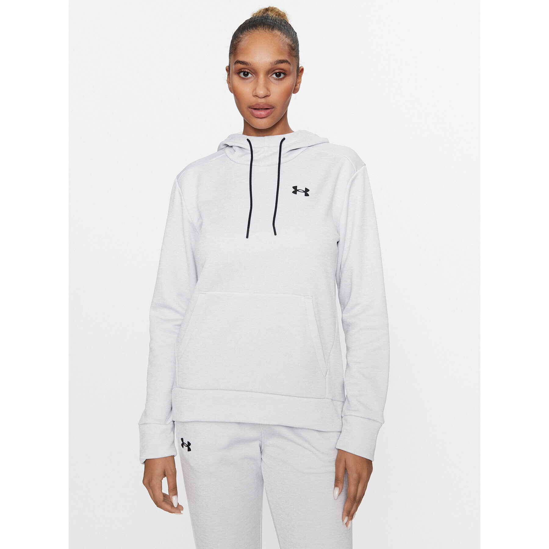 Under Armour Mikina Armour Fleece Hoodie 1373055 Šedá Loose Fit - Pepit.cz