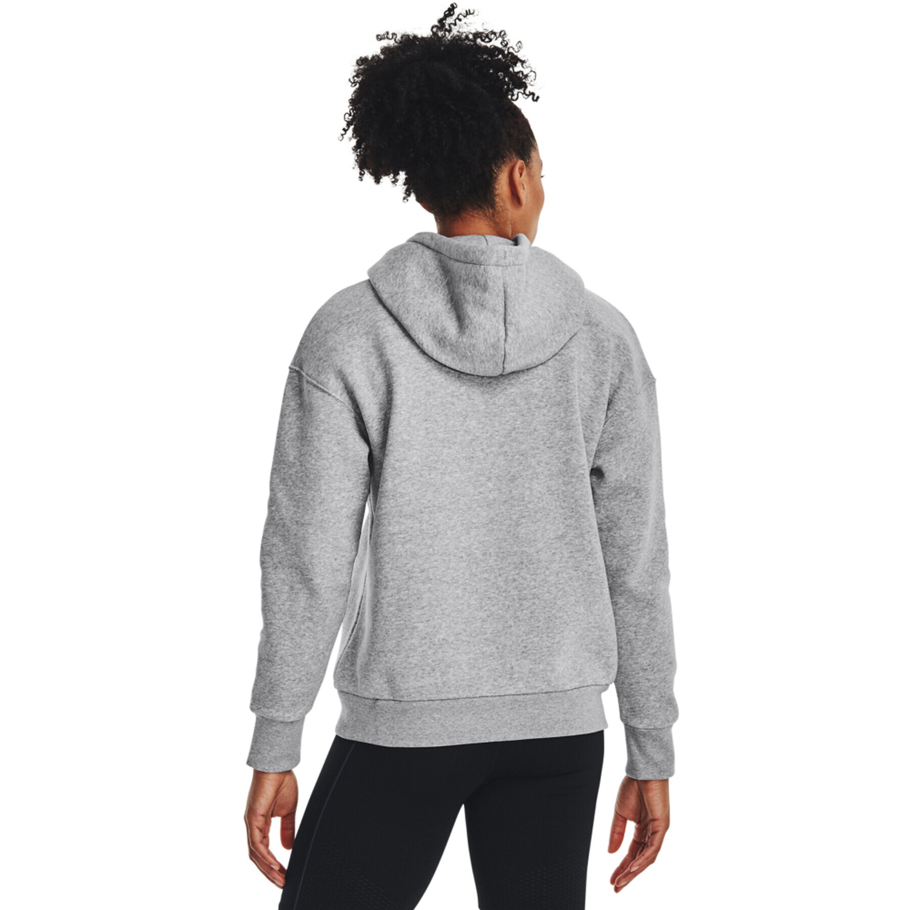 Under Armour Mikina Essential Fleece Hoodie 1373033 Šedá Regular Fit - Pepit.cz