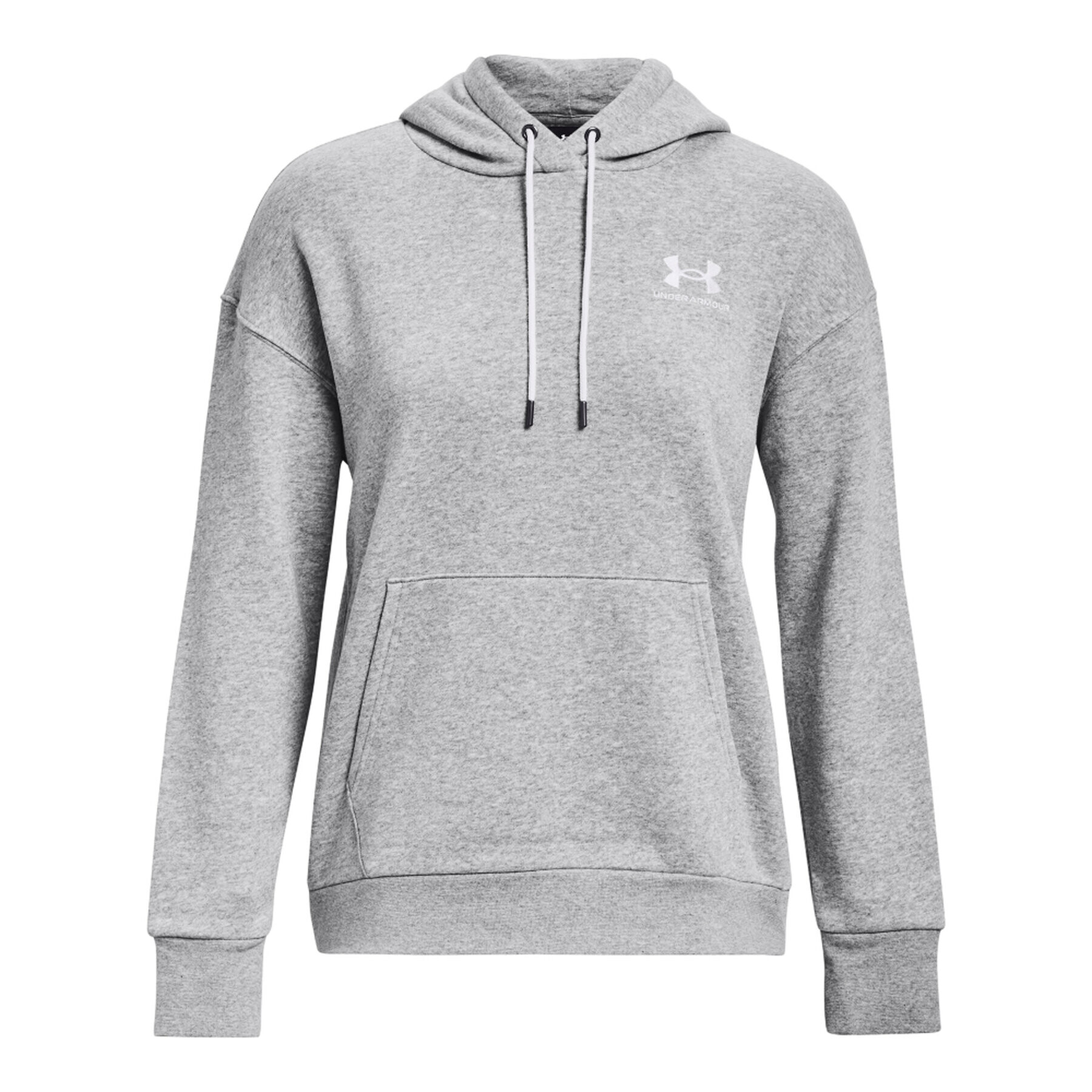 Under Armour Mikina Essential Fleece Hoodie 1373033 Šedá Regular Fit - Pepit.cz