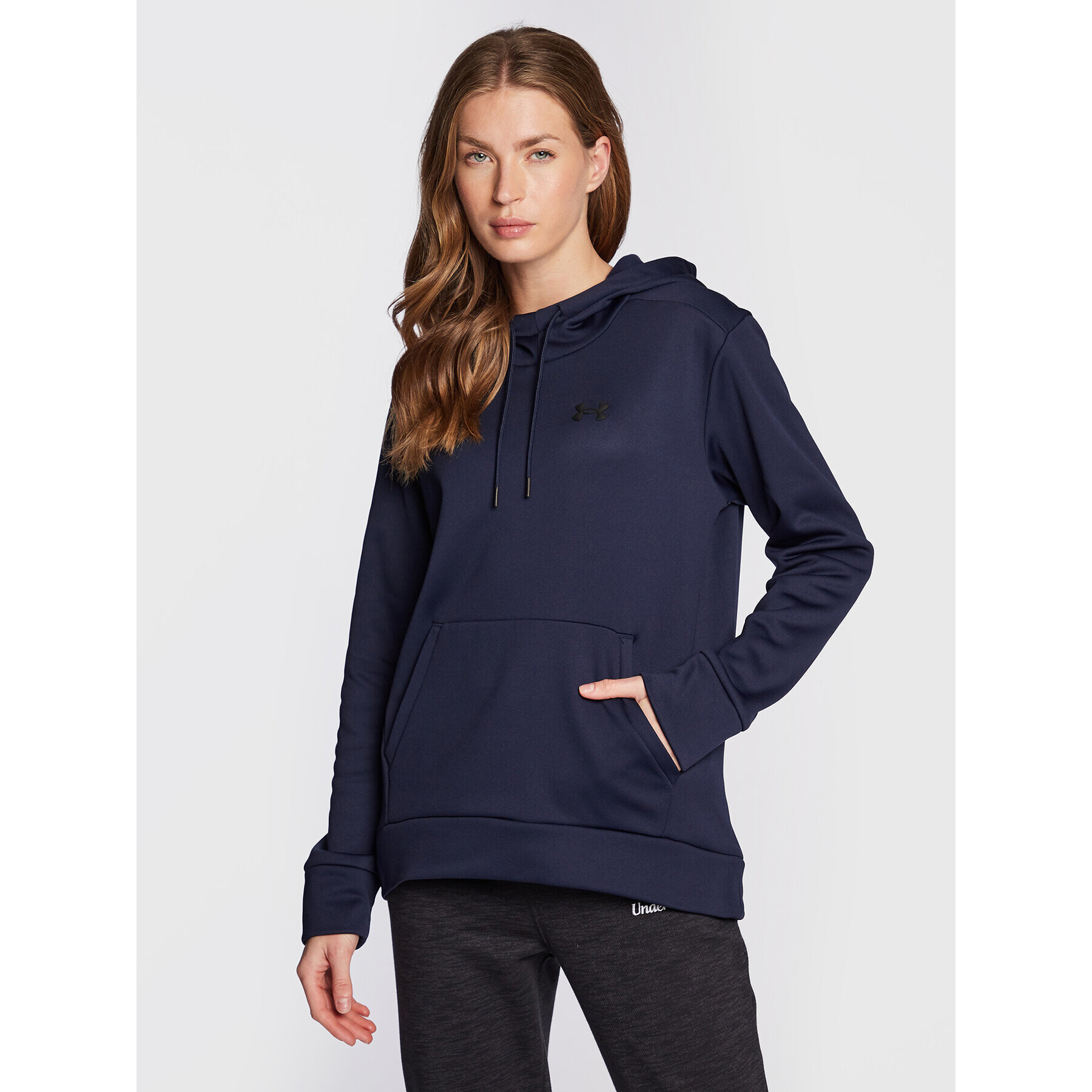 Under Armour Mikina Fleece® Left Chest 1373055 Tmavomodrá Regular Fit - Pepit.cz