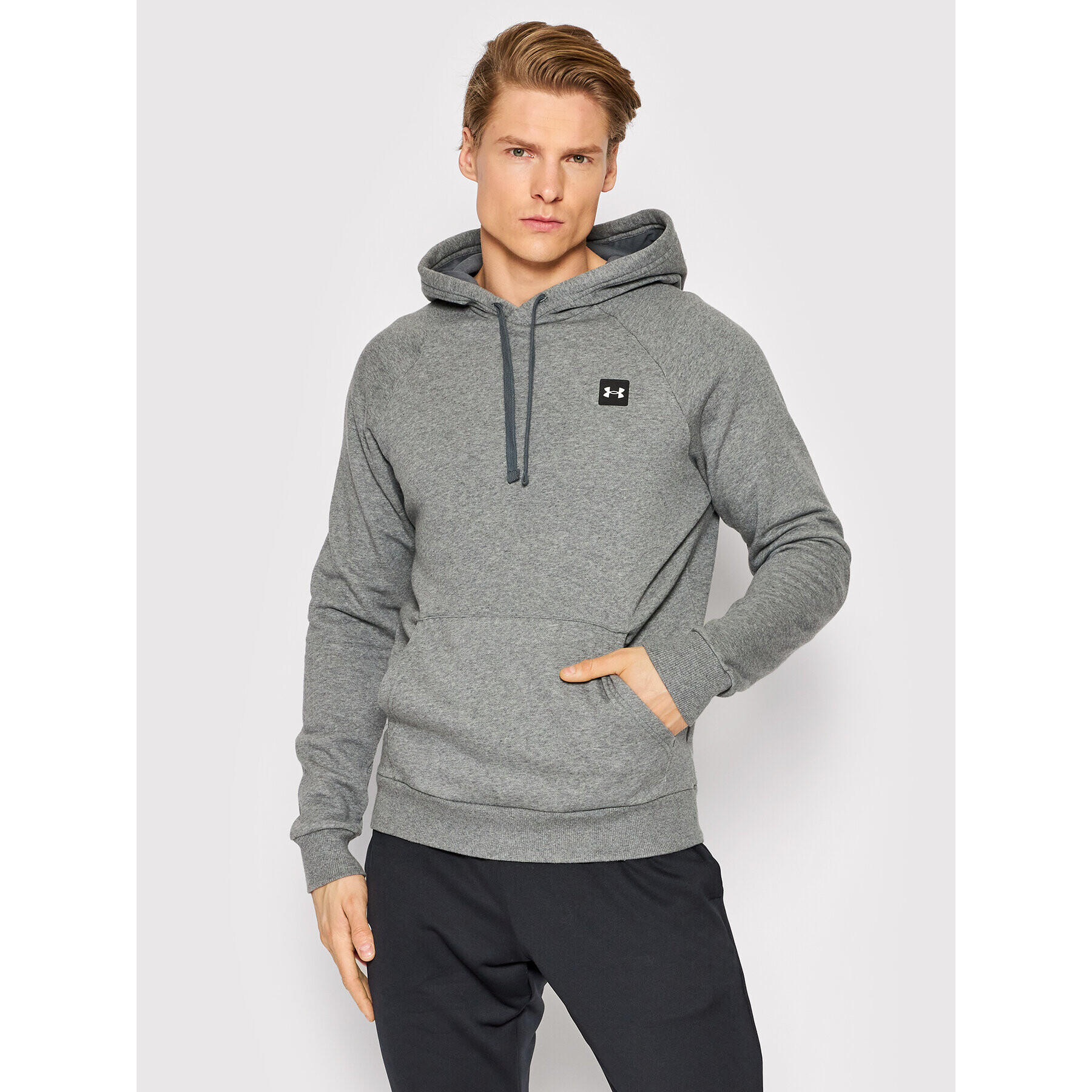 Under Armour Mikina Rival 1357092 Šedá Loose Fit - Pepit.cz