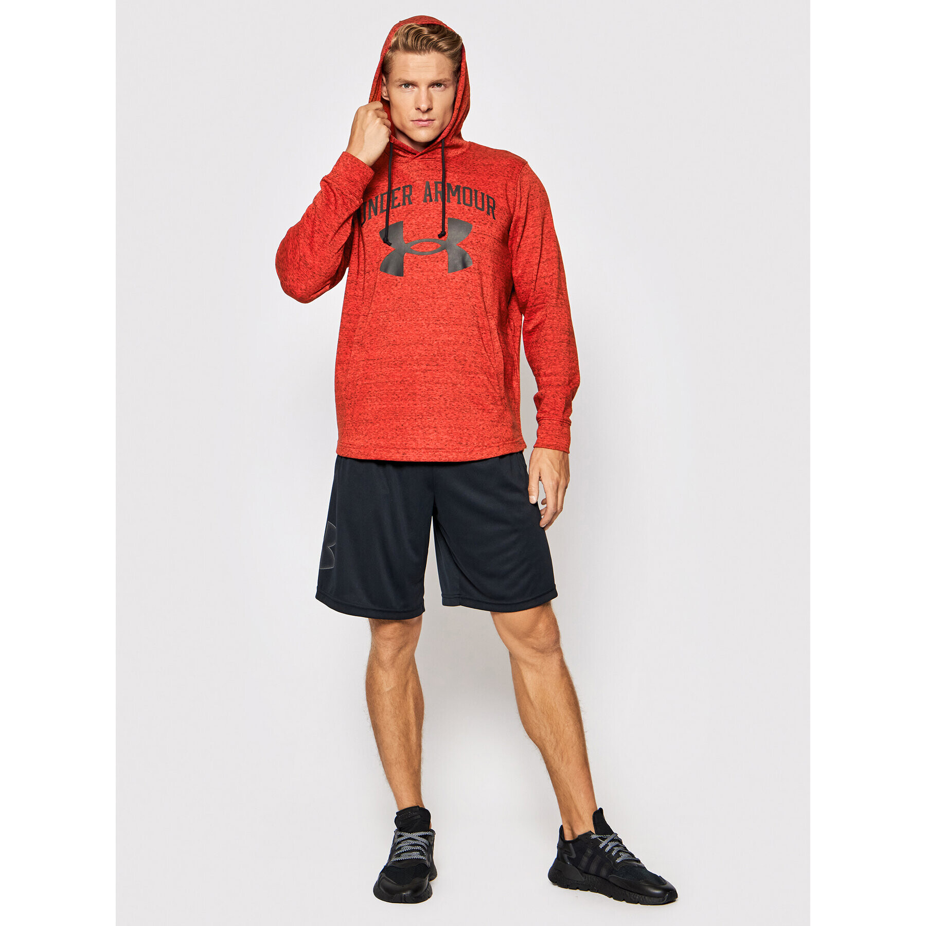 Under Armour Mikina Rival Terry Big Logo 1361559 Oranžová Loose Fit - Pepit.cz