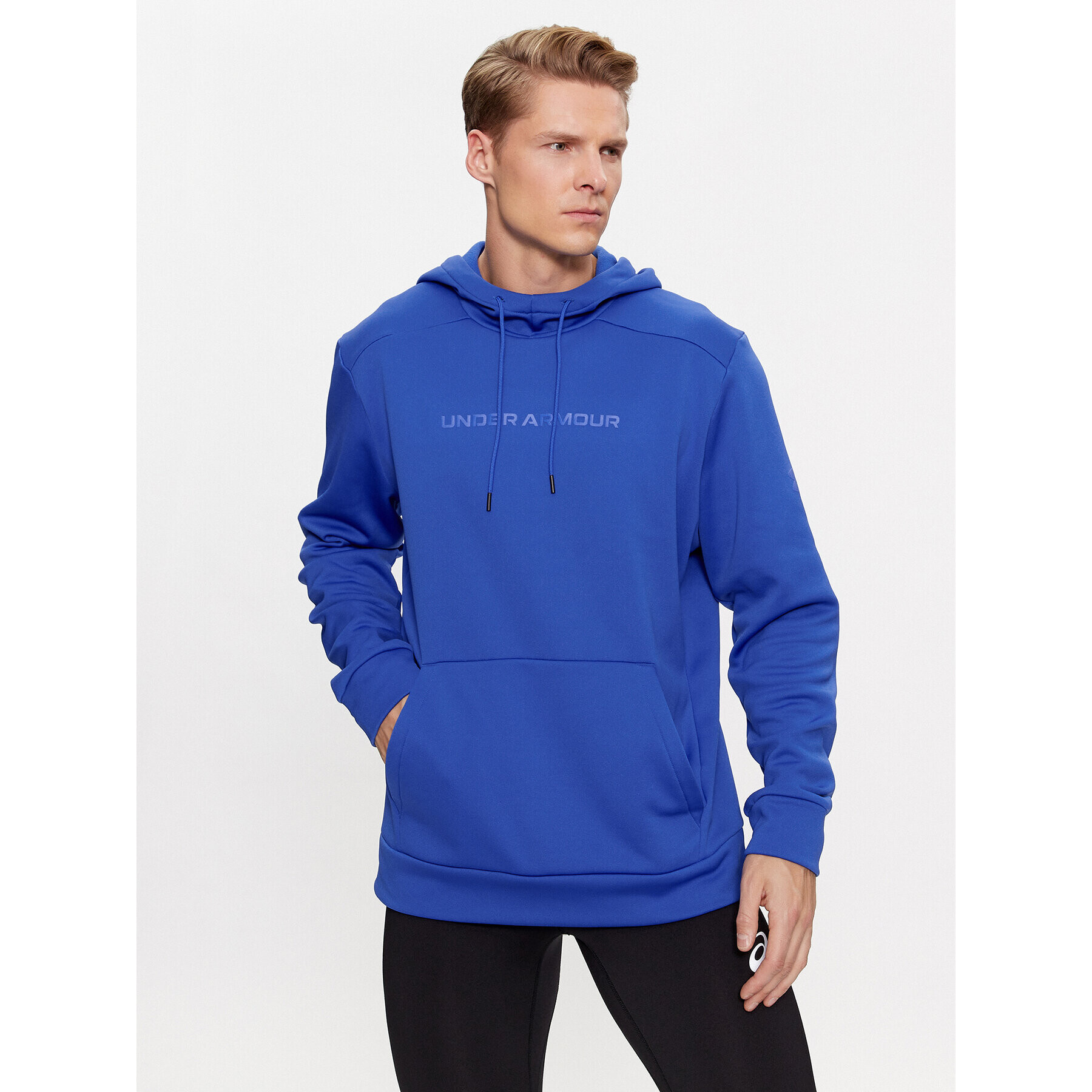 Under Armour Mikina Ua Armour Fleece Graphic Hd 1379744 Modrá Loose Fit - Pepit.cz