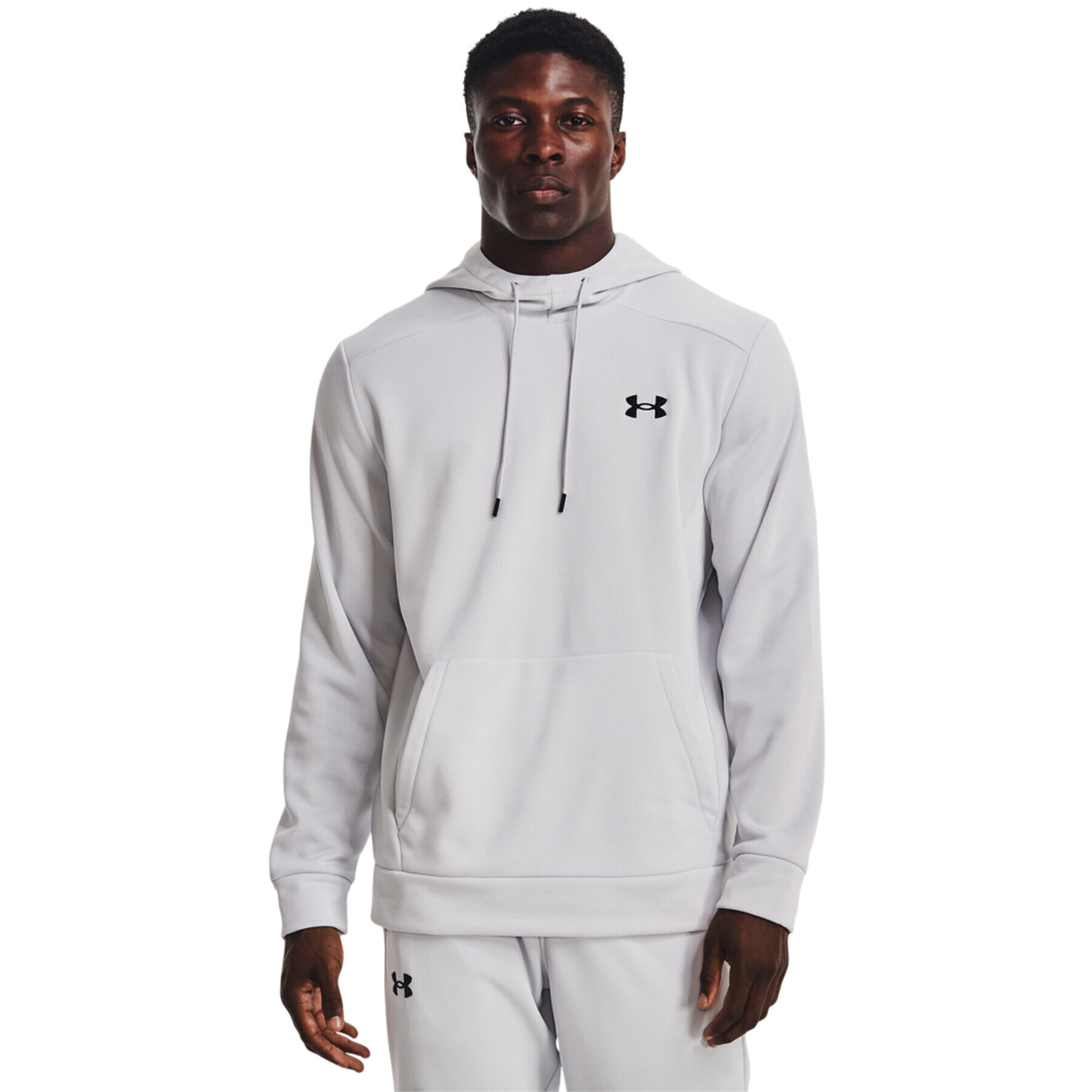 Under Armour Mikina UA Armour Fleece Hoodie 1373353 Šedá Regular Fit - Pepit.cz