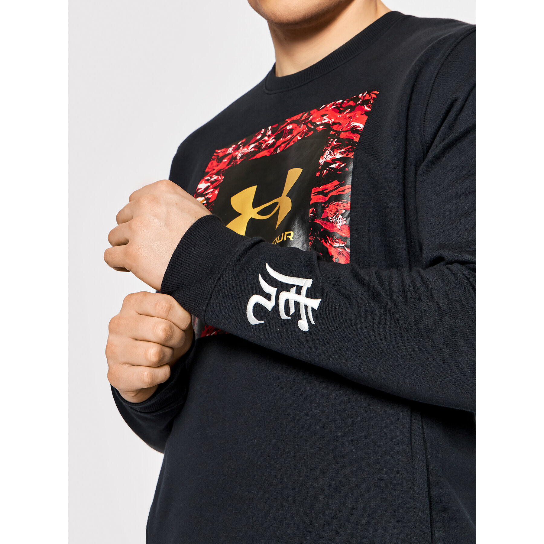 Under Armour Mikina Ua Cny Rival 1366426 Černá Loose Fit - Pepit.cz