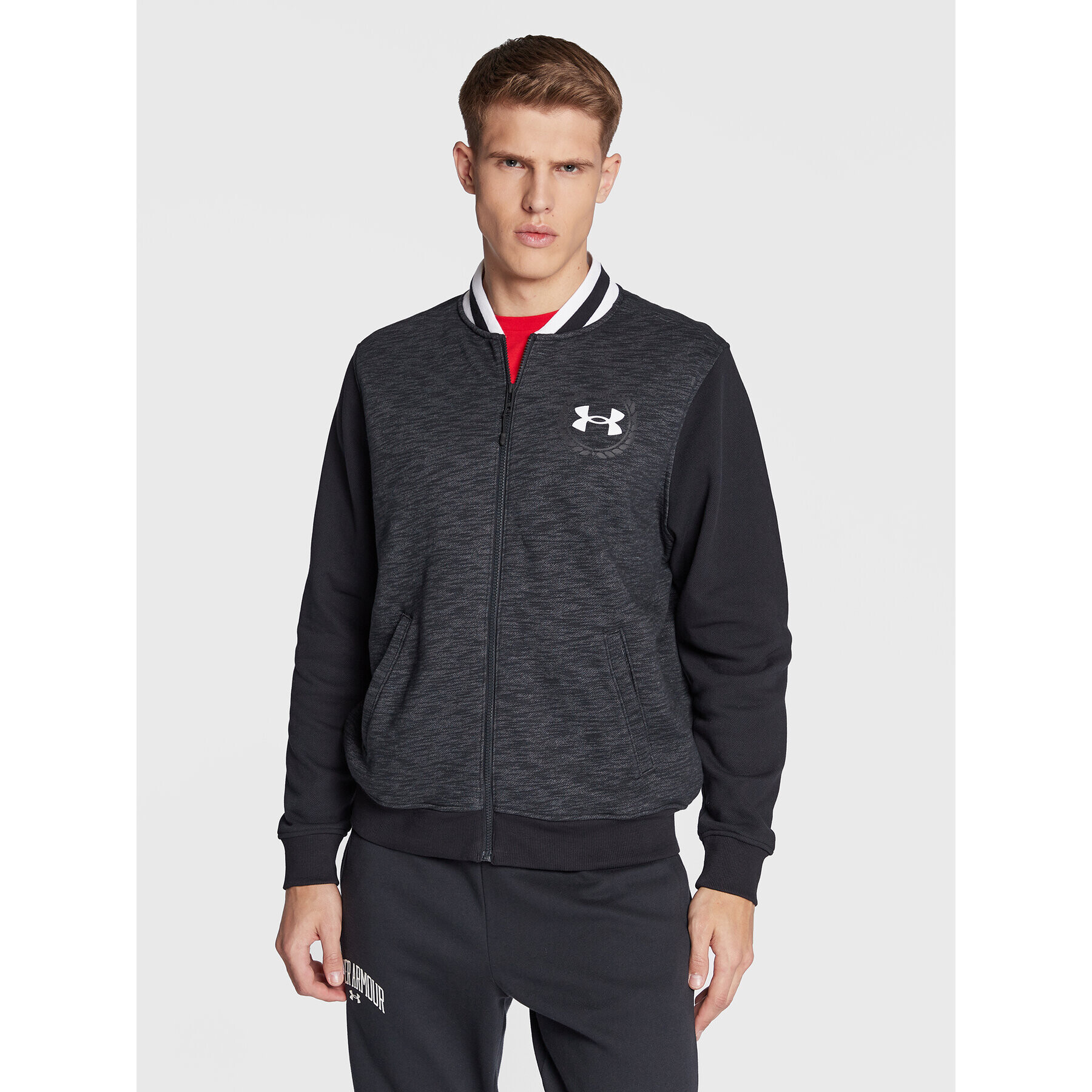 Under Armour Mikina Ua Essential 1373811 Černá Loose Fit - Pepit.cz