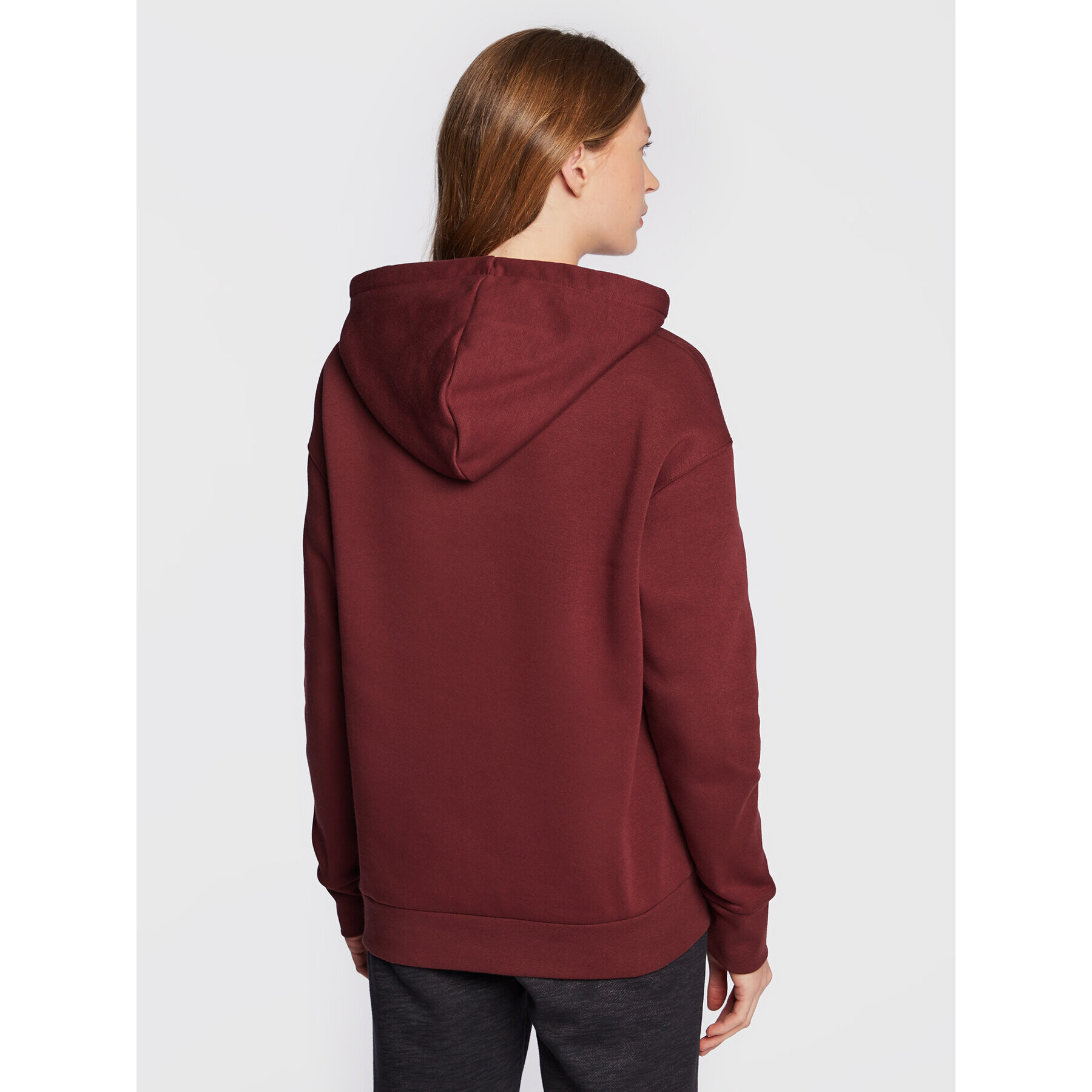 Under Armour Mikina Ua Essential Fleece 1373033 Bordó Regular Fit - Pepit.cz