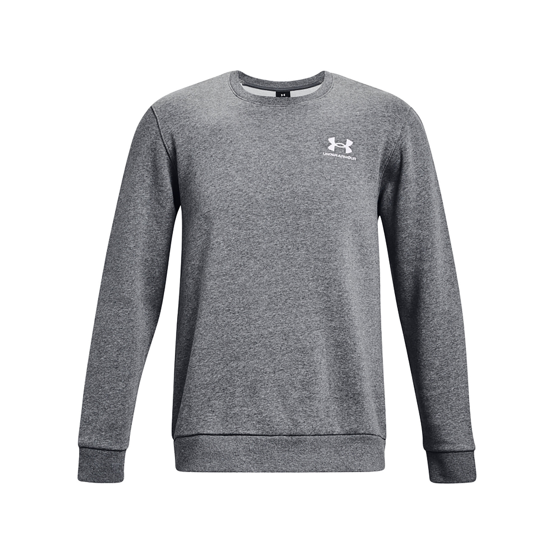 Under Armour Mikina UA Essential Fleece Crew 1374250 Šedá Regular Fit - Pepit.cz