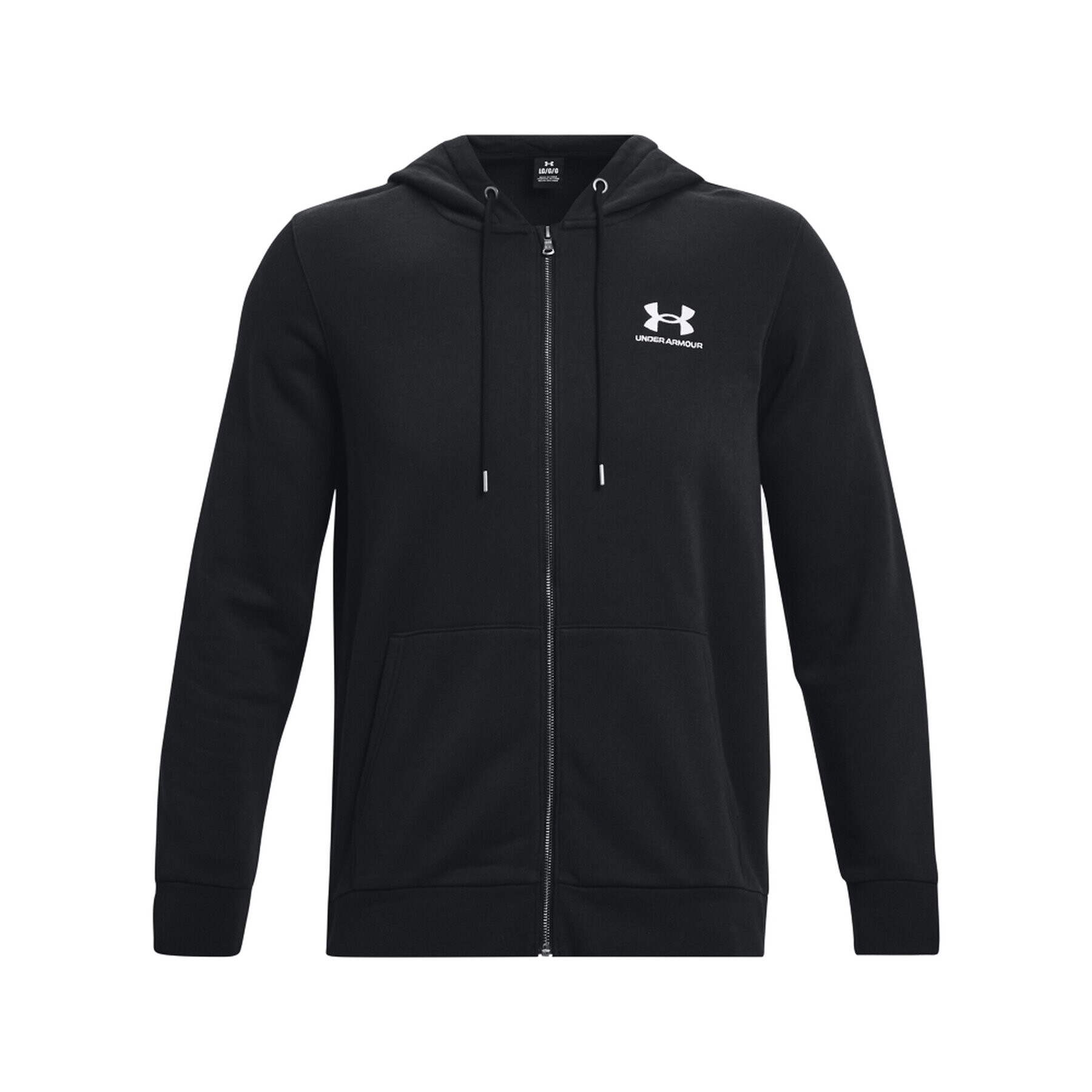 Under Armour Mikina UA Essential Fleece FZ Hood 1373881 Černá Regular Fit - Pepit.cz