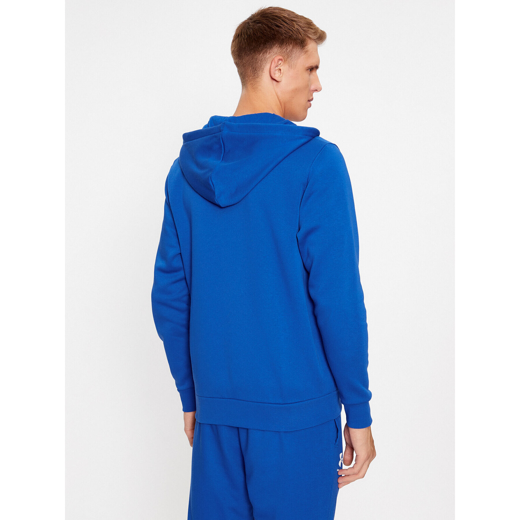 Under Armour Mikina Ua Essential Fleece Fz Hood 1373881 Modrá Loose Fit - Pepit.cz