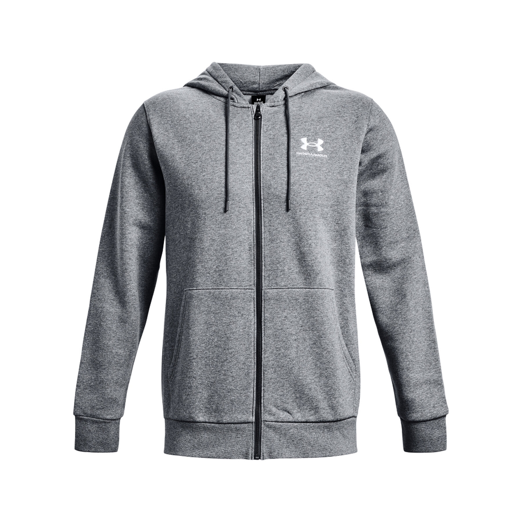 Under Armour Mikina UA Essential Fleece FZ Hood 1373881 Šedá Regular Fit - Pepit.cz