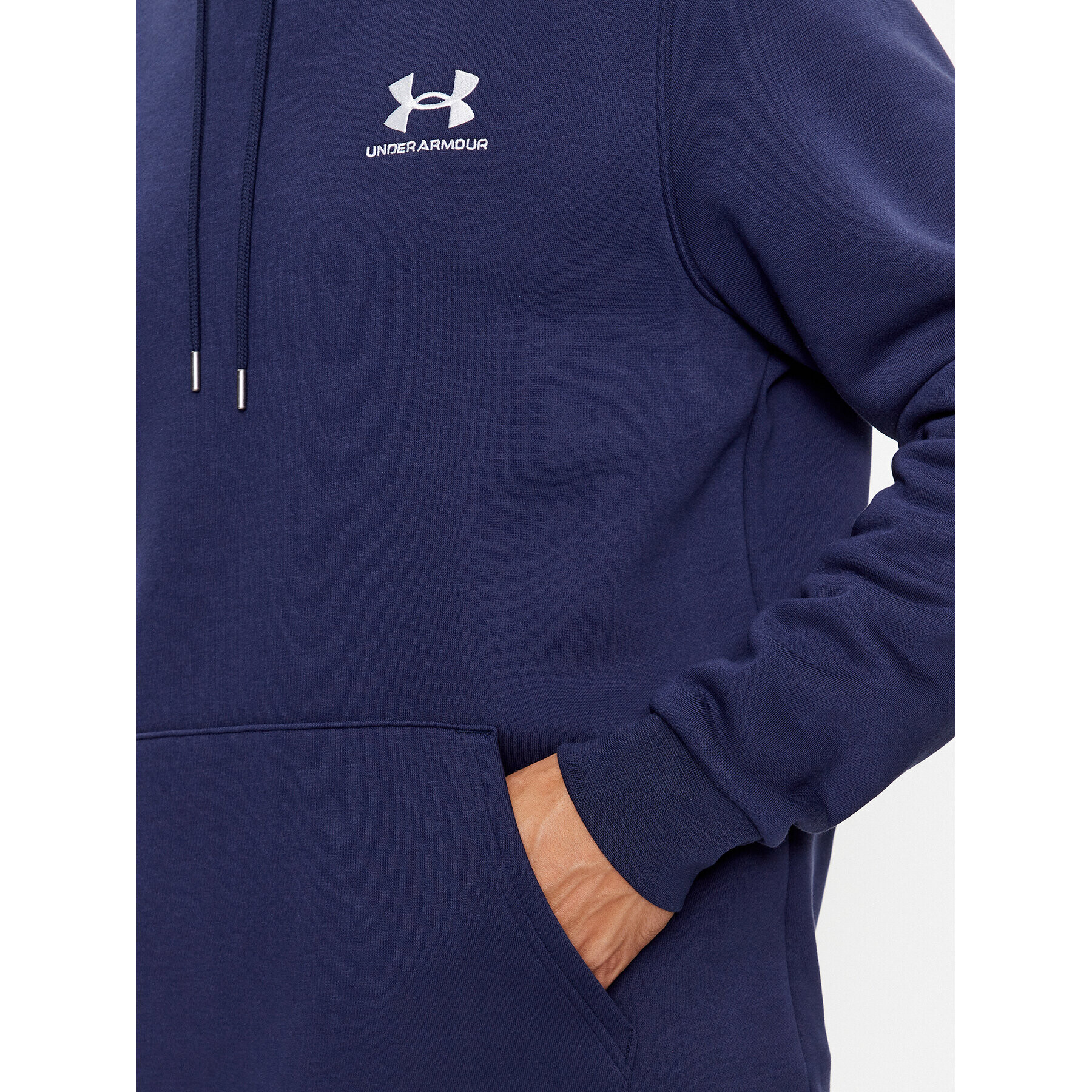 Under Armour Mikina Ua Essential Fleece Hoodie 1373880 Tmavomodrá Loose Fit - Pepit.cz