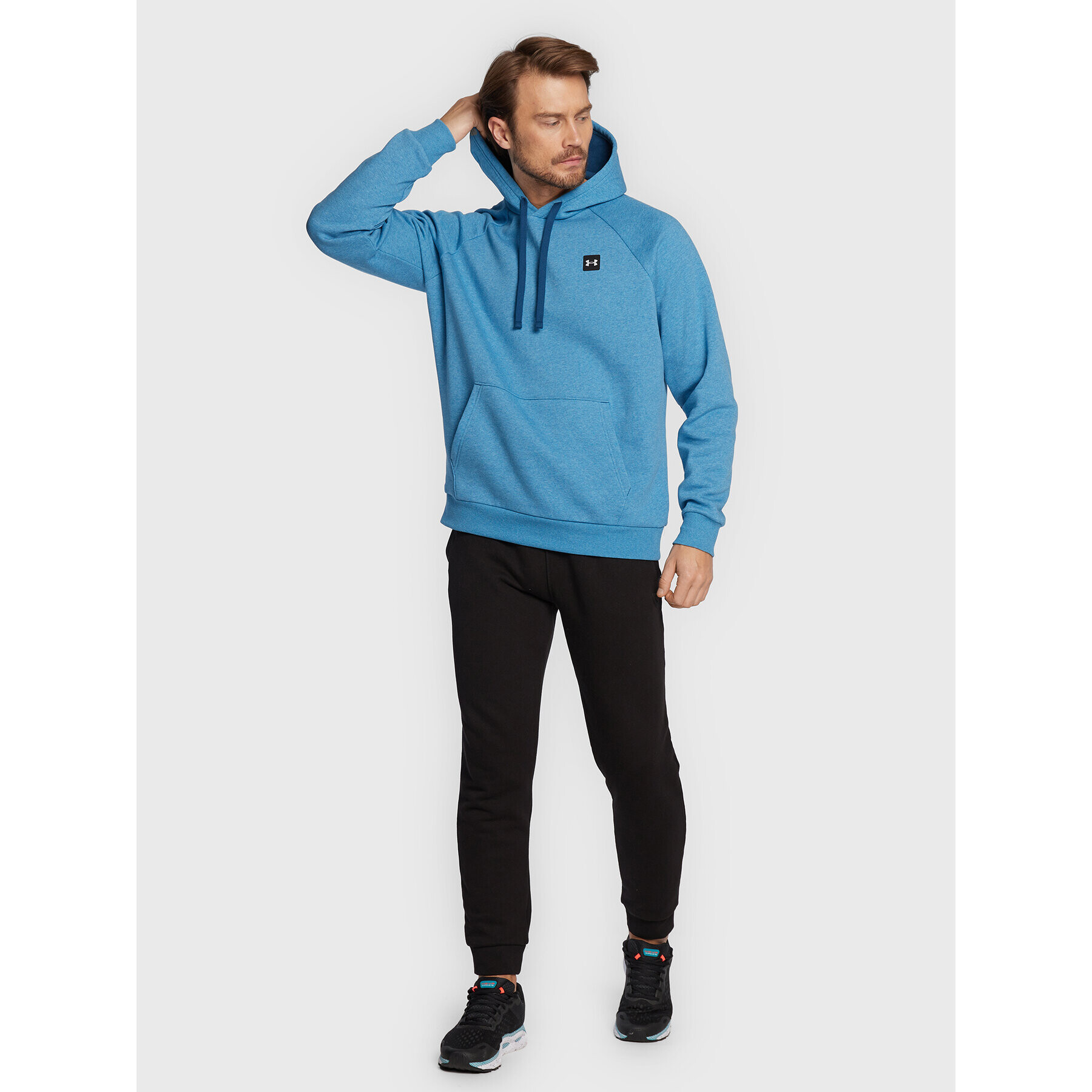 Under Armour Mikina Ua Rival 1357092 Modrá Loose Fit - Pepit.cz