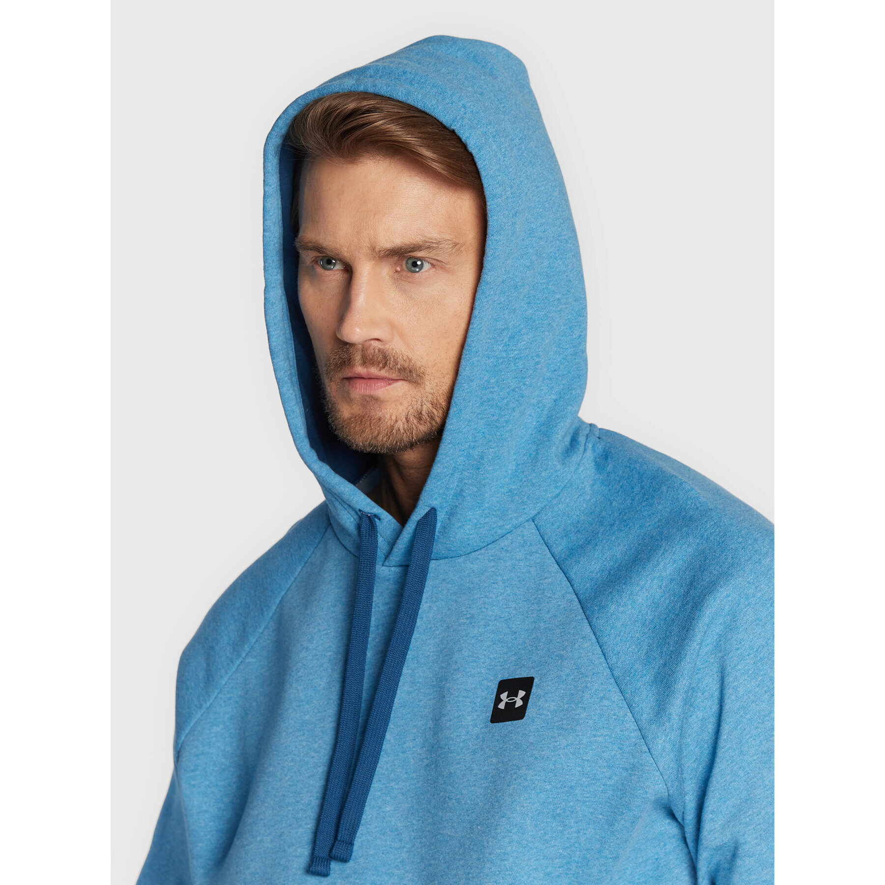 Under Armour Mikina Ua Rival 1357092 Modrá Loose Fit - Pepit.cz