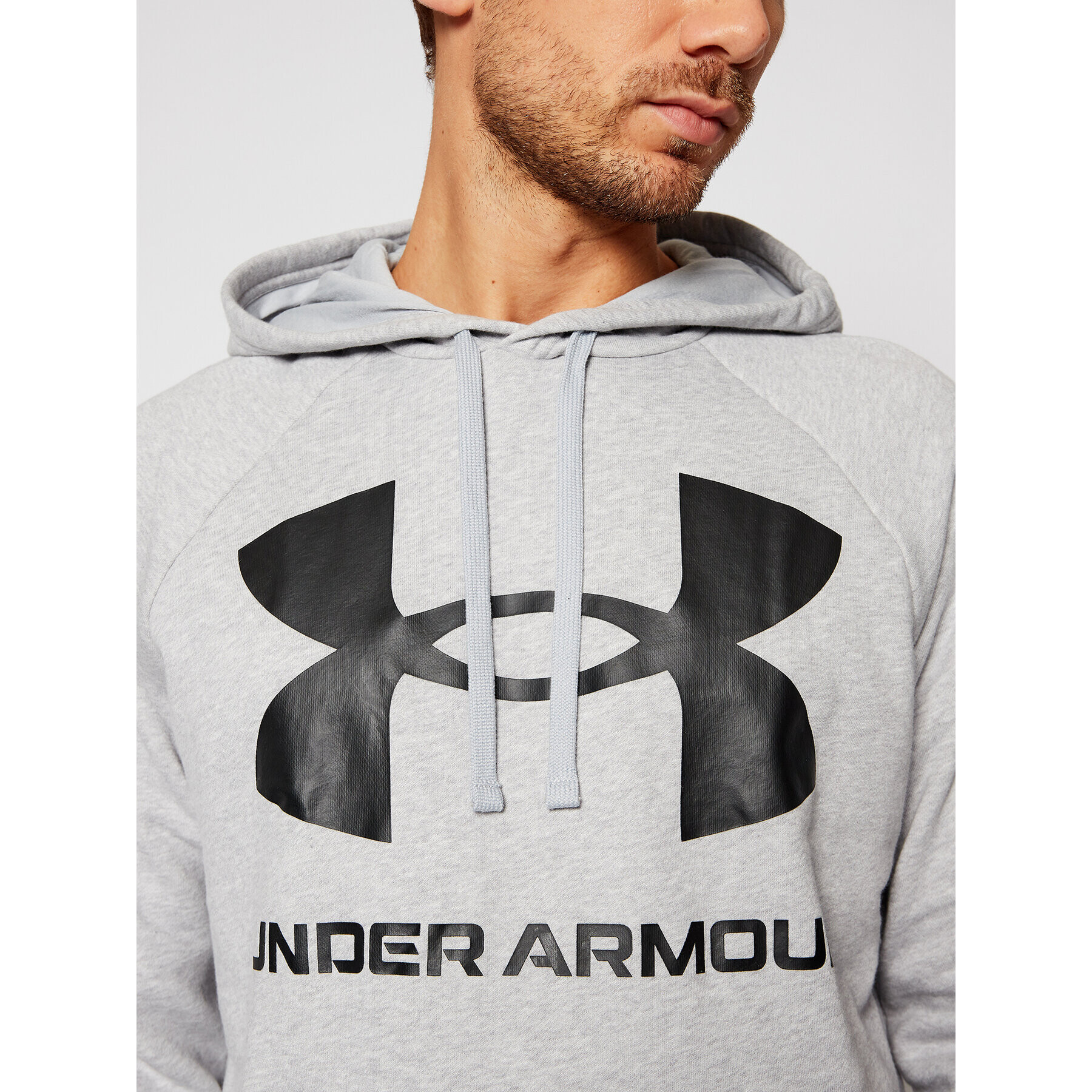 Under Armour Mikina Ua Rival 1357093 Šedá Regular Fit - Pepit.cz