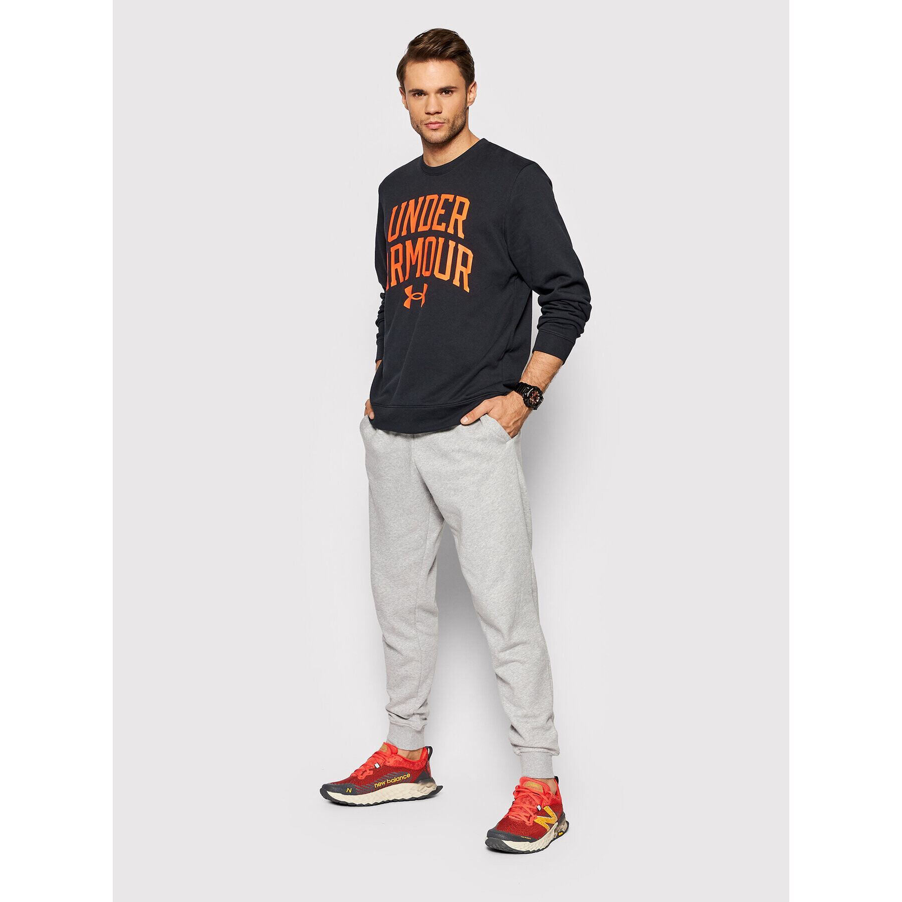 Under Armour Mikina Ua Rival 1361561 Černá Loose Fit - Pepit.cz