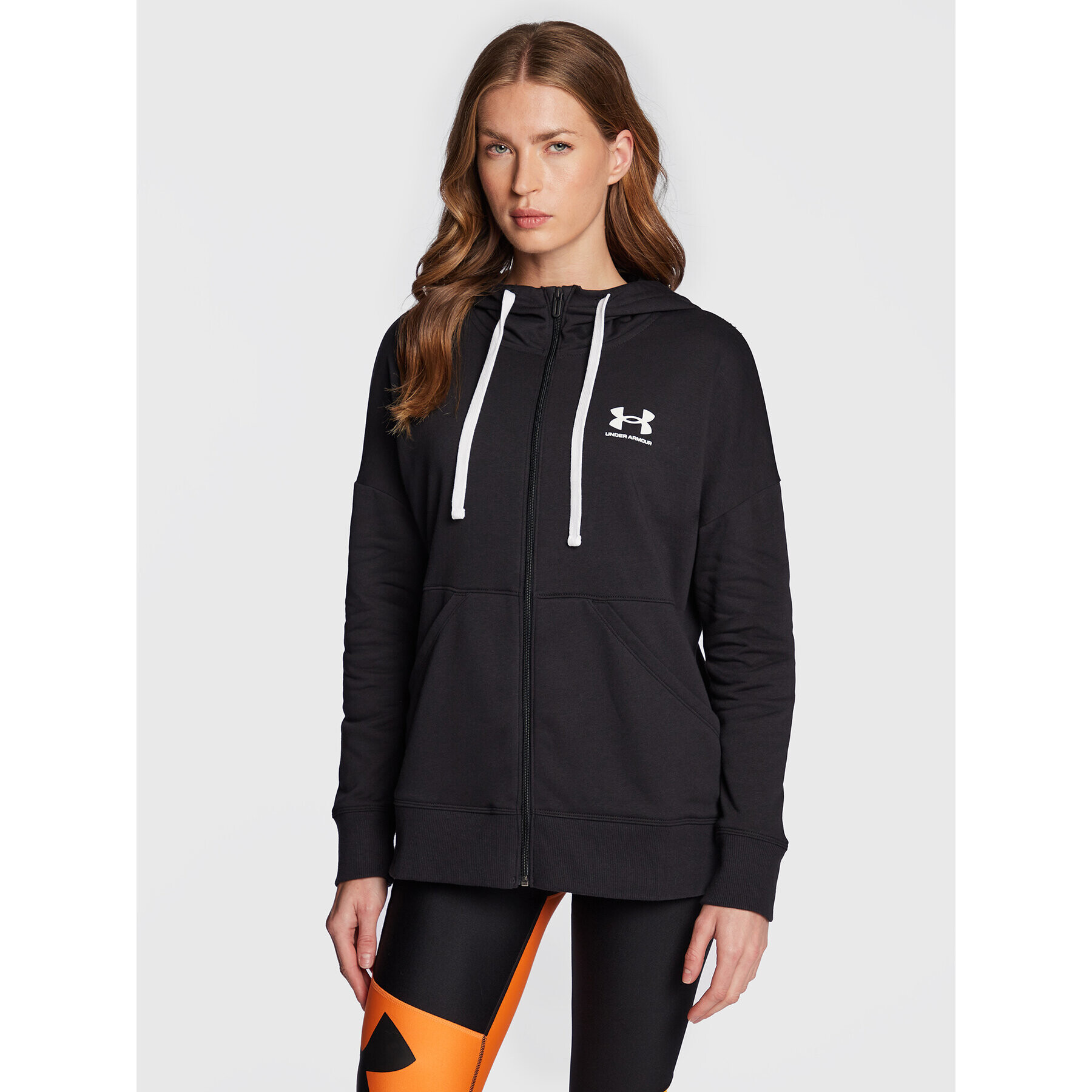 Under Armour Mikina Ua Rival Fleece 1356400 Černá Regular Fit - Pepit.cz