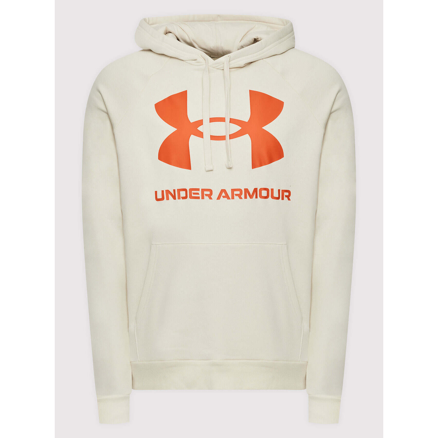 Under Armour Mikina Ua Rival Fleece Big Logo 1357093 Béžová Loose Fit - Pepit.cz