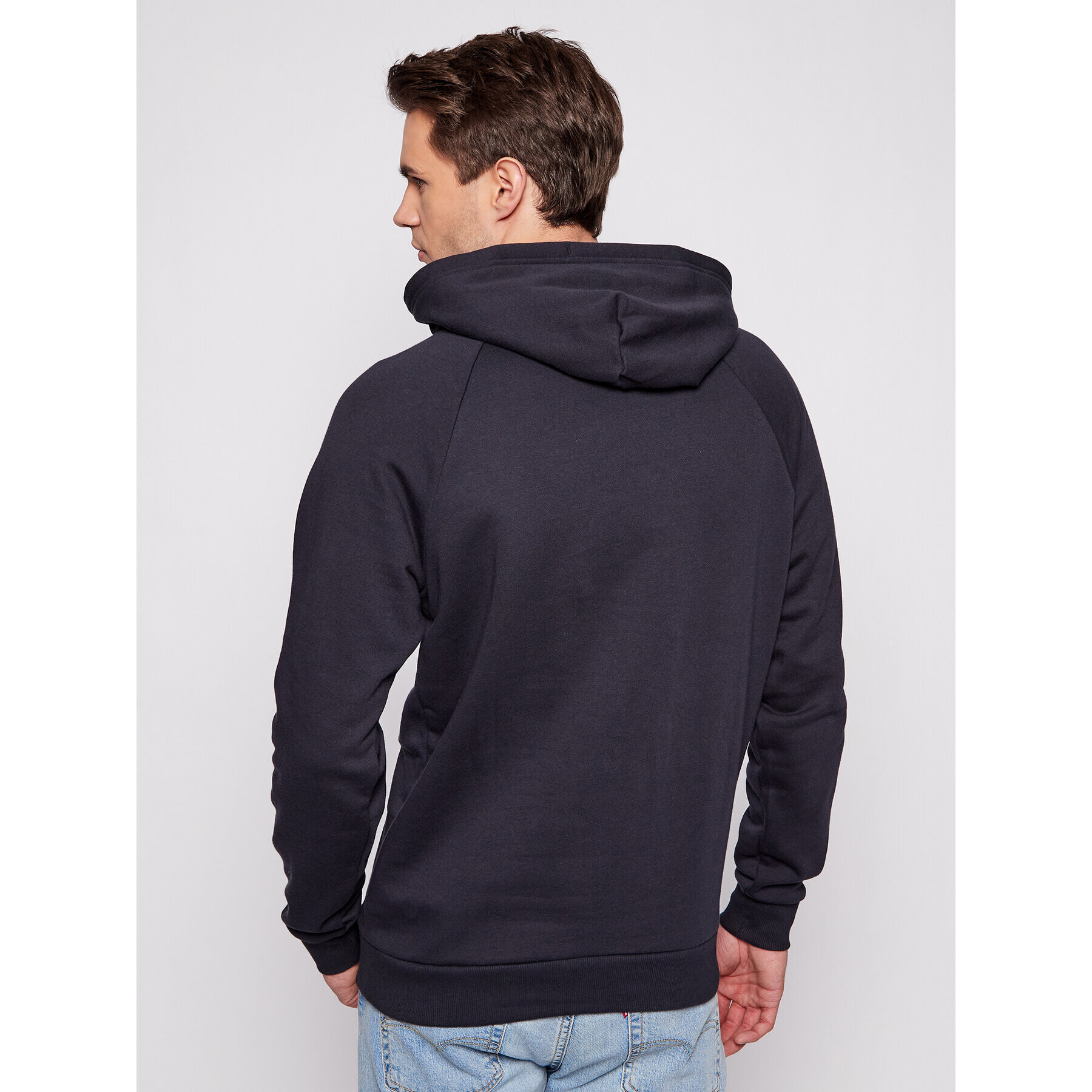 Under Armour Mikina Ua Rival Fleece Big Logo 1357093 Černá Loose Fit - Pepit.cz