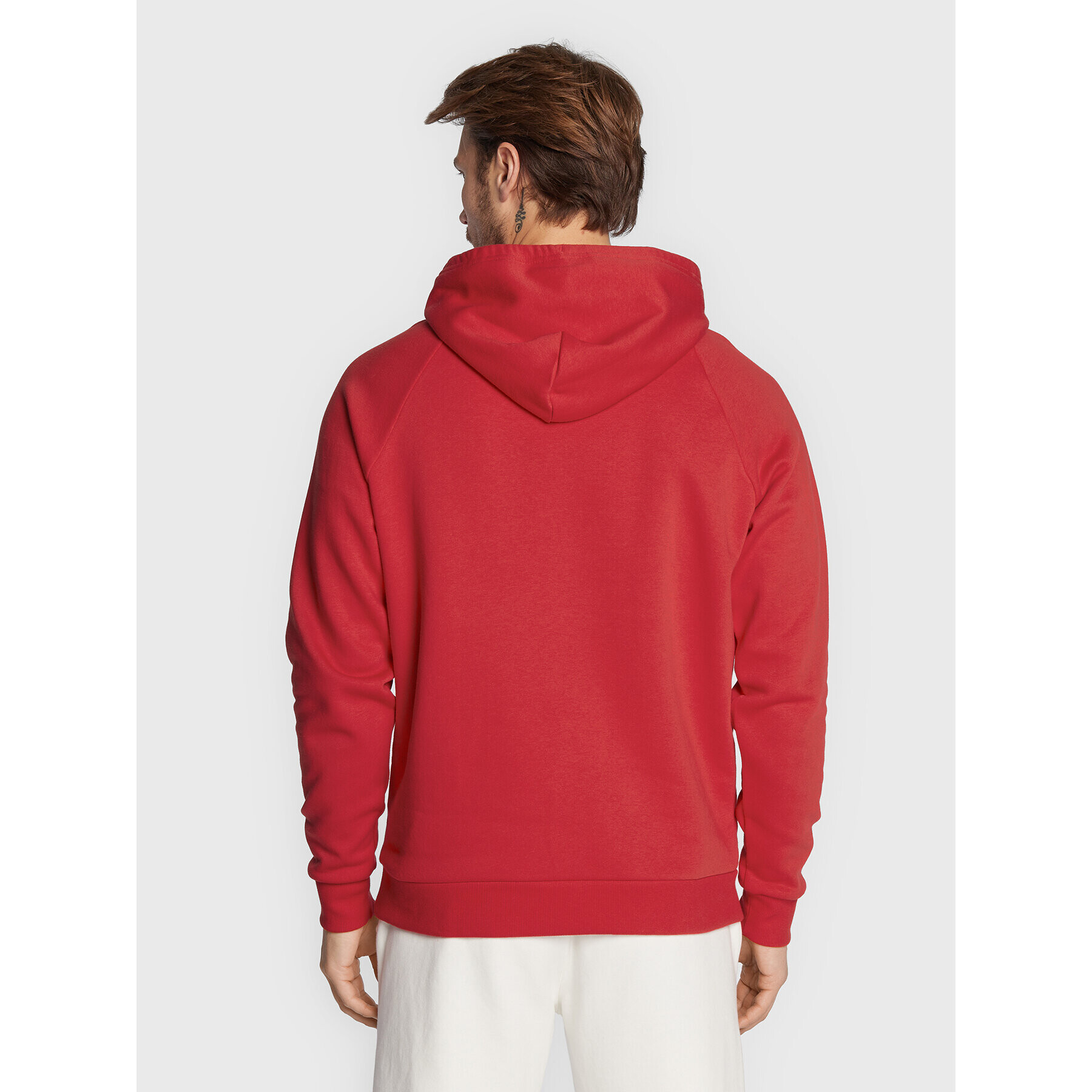 Under Armour Mikina Ua Rival Fleece Big Logo 1357093 Červená Loose Fit - Pepit.cz