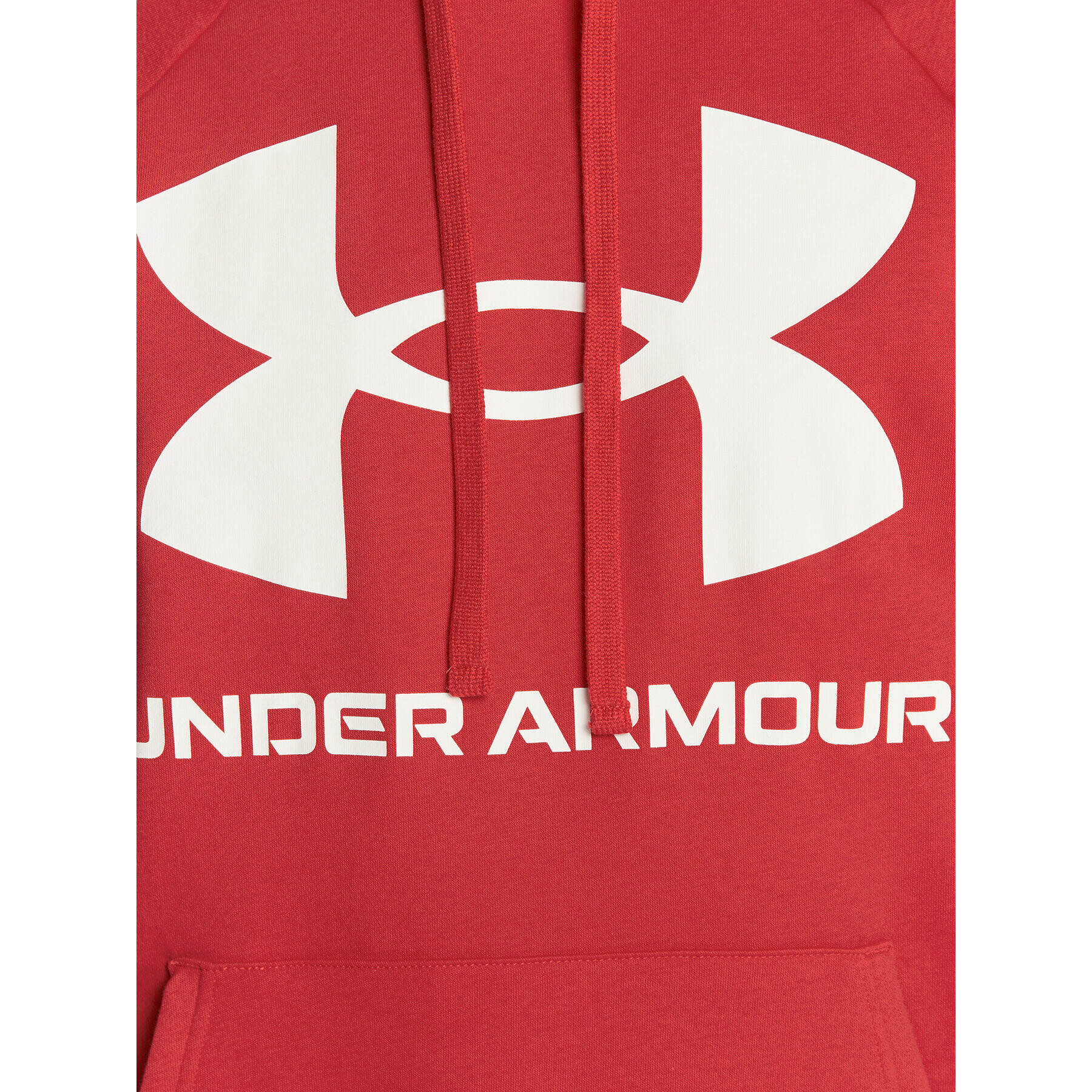 Under Armour Mikina Ua Rival Fleece Big Logo 1357093 Červená Loose Fit - Pepit.cz