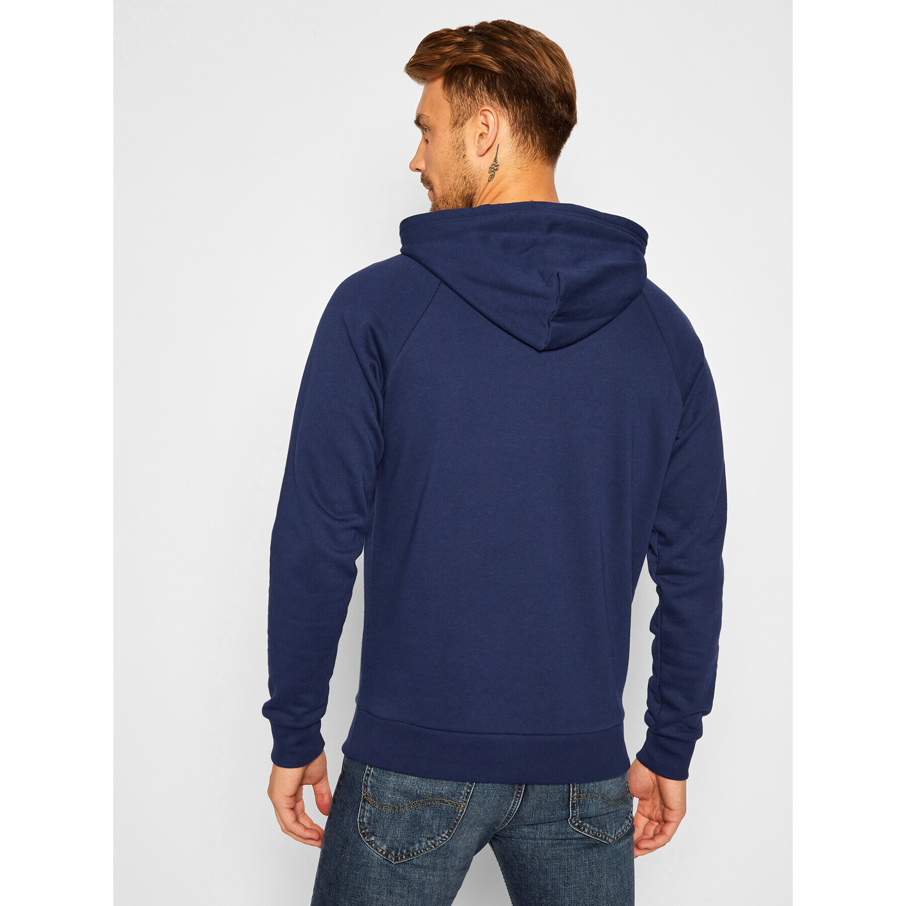 Under Armour Mikina Ua Rival Fleece Big Logo 1357093 Tmavomodrá Loose Fit - Pepit.cz