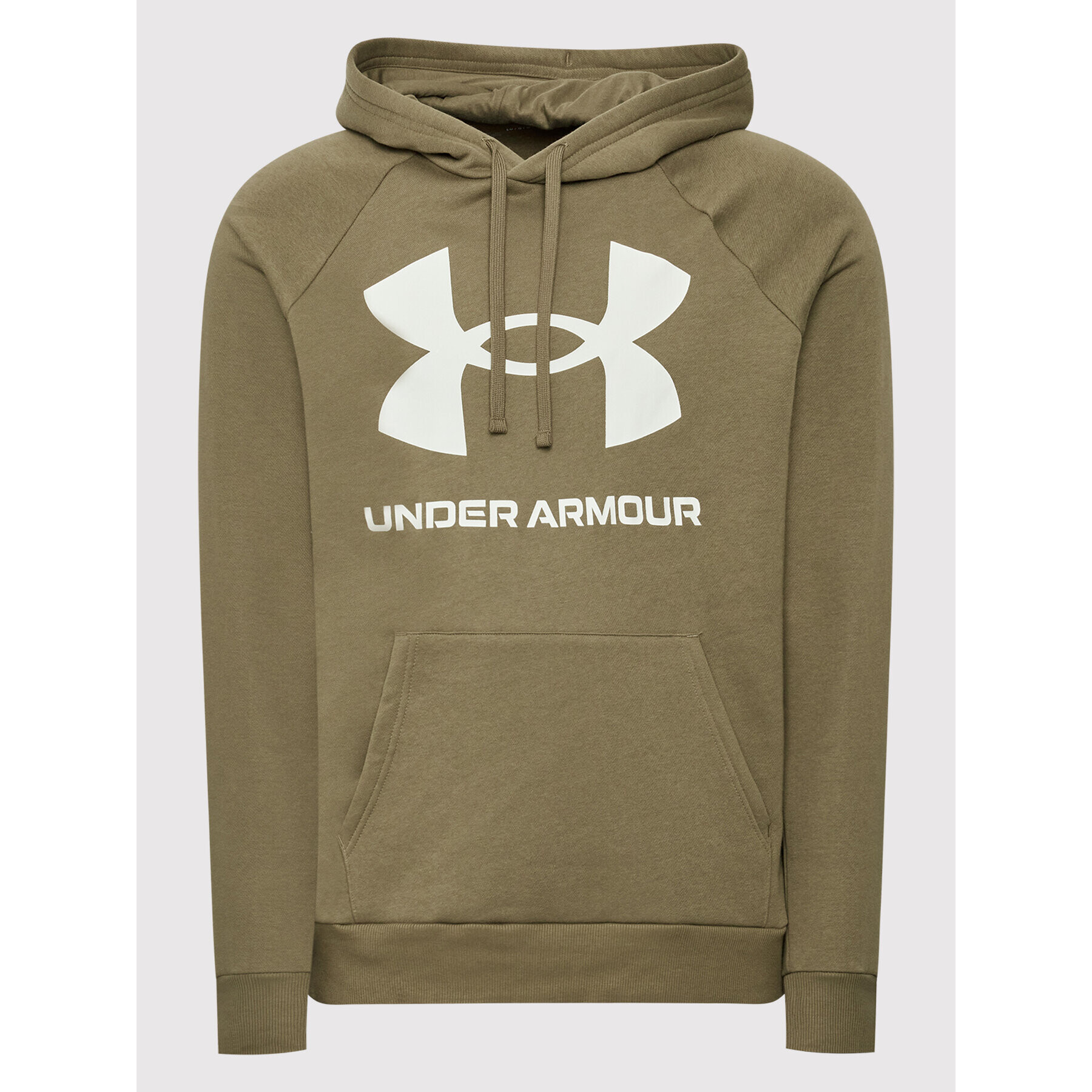 Under Armour Mikina Ua Rival Fleece Big Logo 1357093 Zelená Loose Fit - Pepit.cz