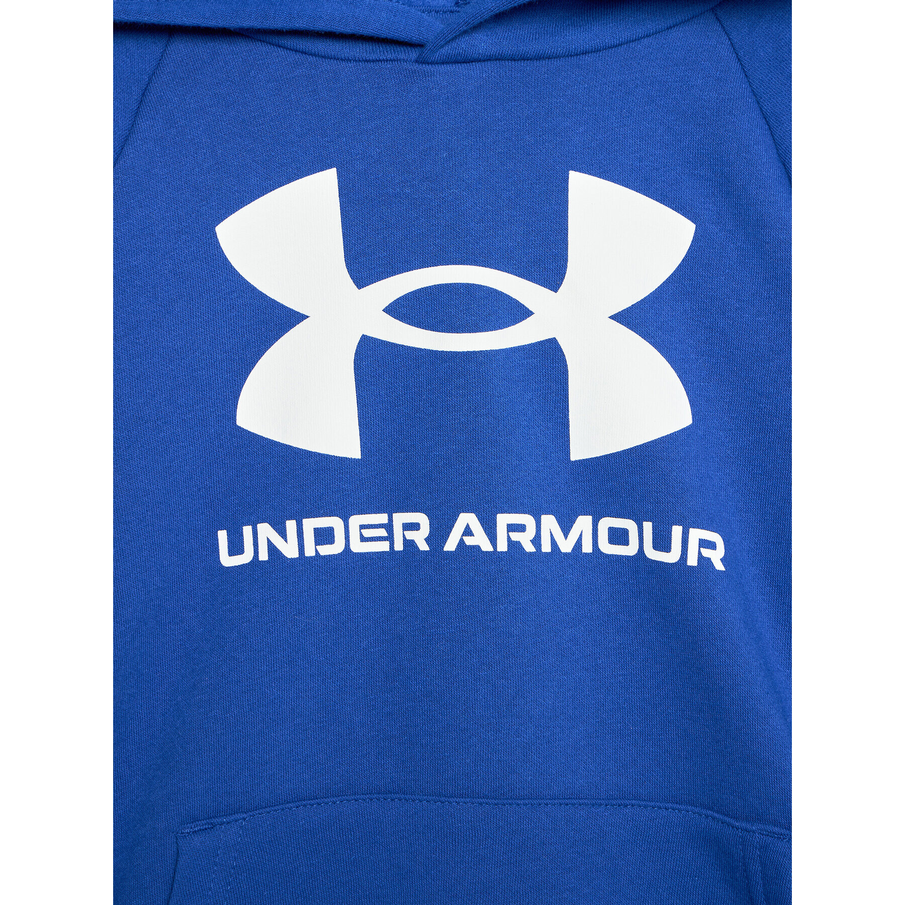 Under Armour Mikina Ua Rival Fleece Big Logo 1357585 Modrá Loose Fit - Pepit.cz