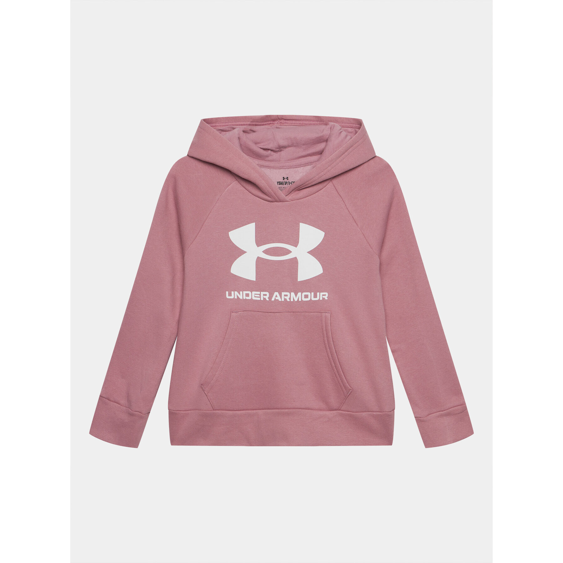 Under Armour Mikina Ua Rival Fleece Bl Hoodieâ 1379615 Růžová Loose Fit - Pepit.cz