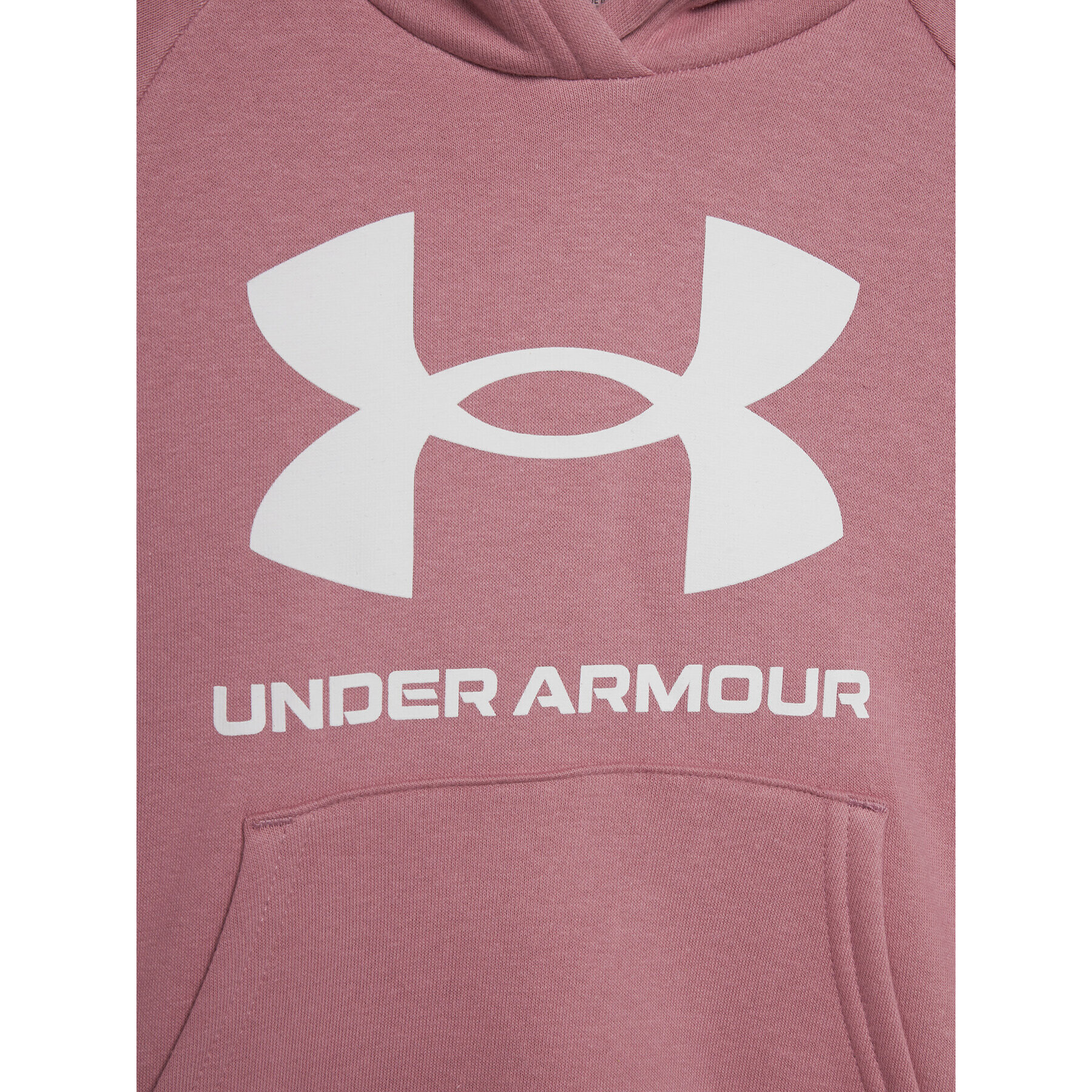 Under Armour Mikina Ua Rival Fleece Bl Hoodieâ 1379615 Růžová Loose Fit - Pepit.cz