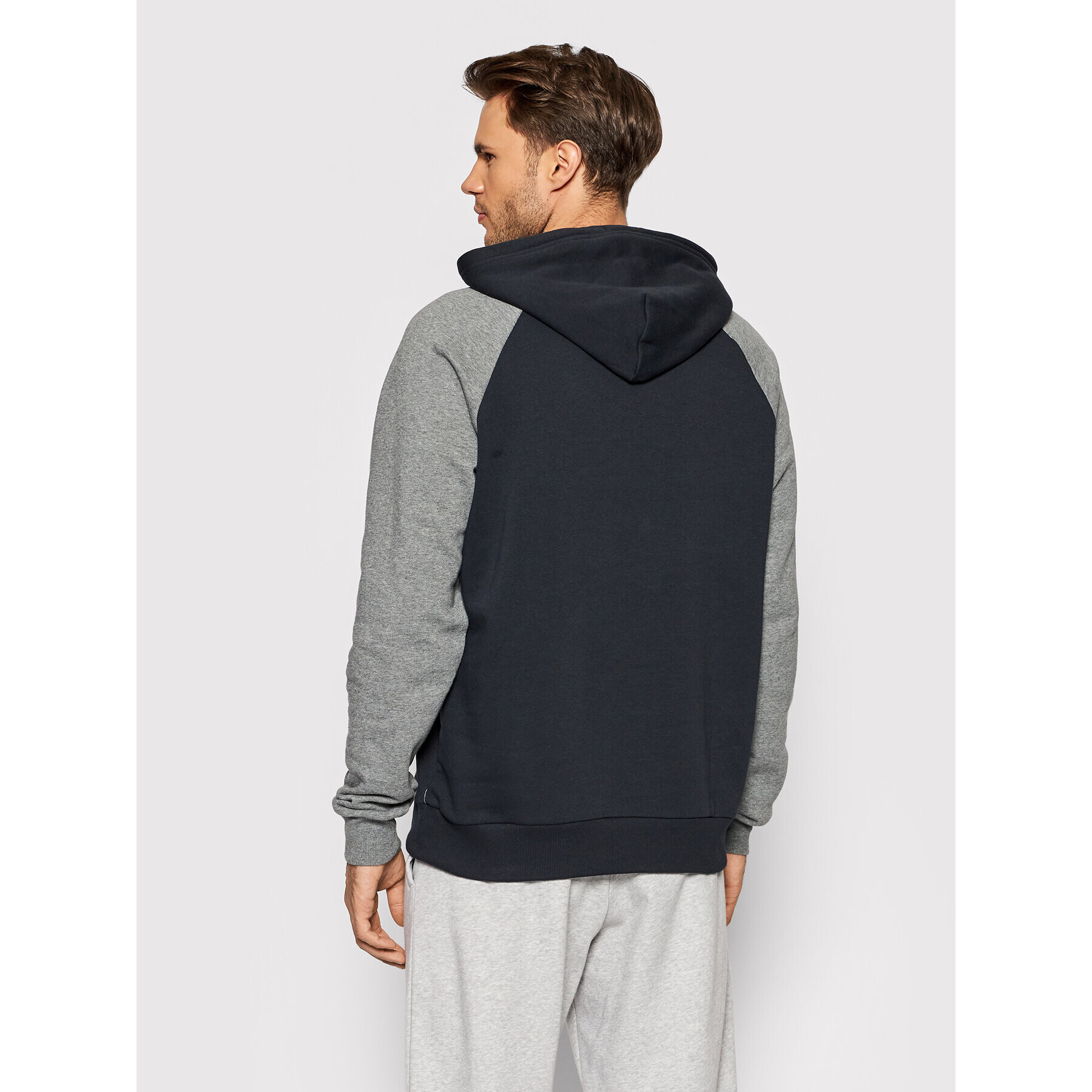 Under Armour Mikina Ua Rival Fleece Colorblock 1366357 Černá Loose Fit - Pepit.cz