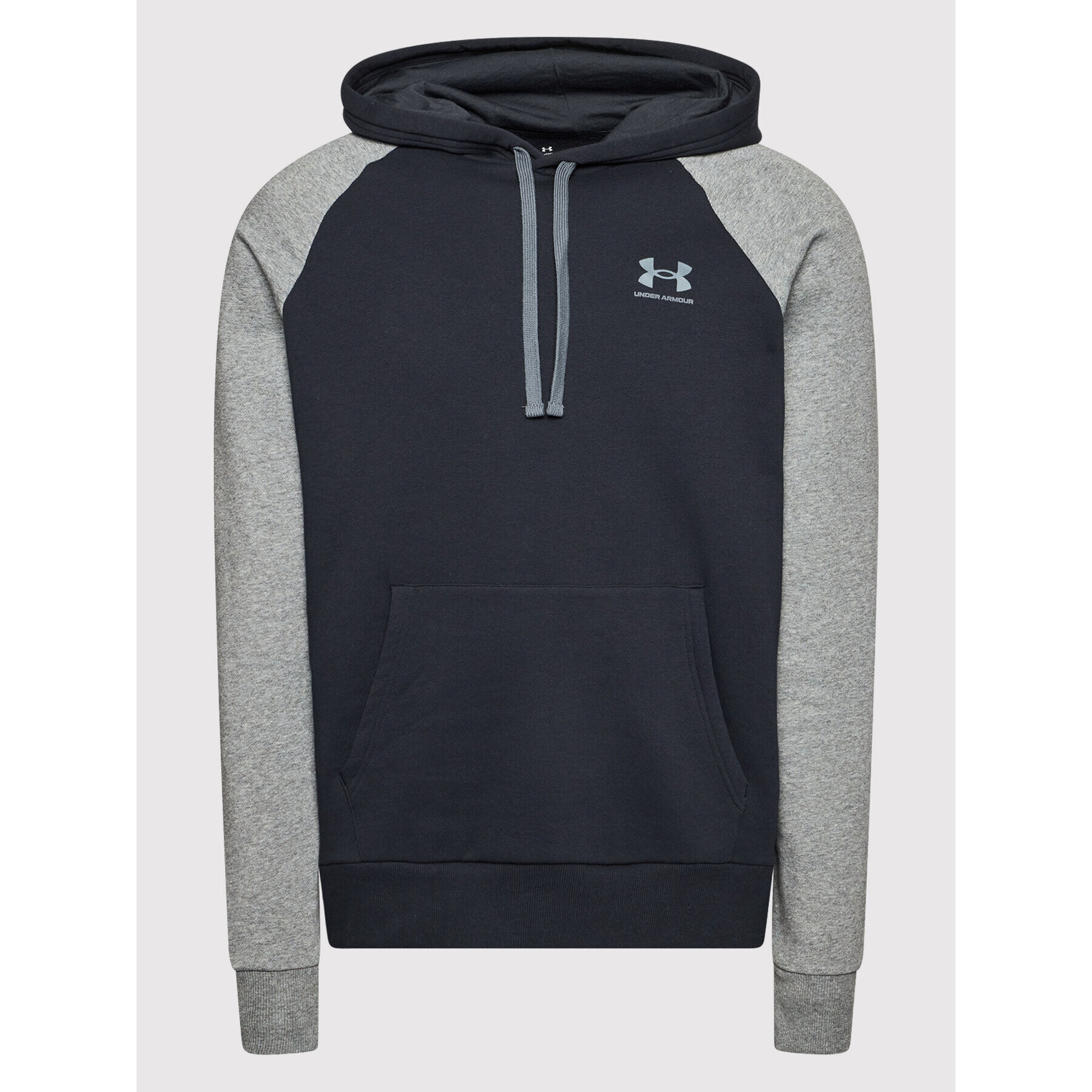 Under Armour Mikina Ua Rival Fleece Colorblock 1366357 Černá Loose Fit - Pepit.cz