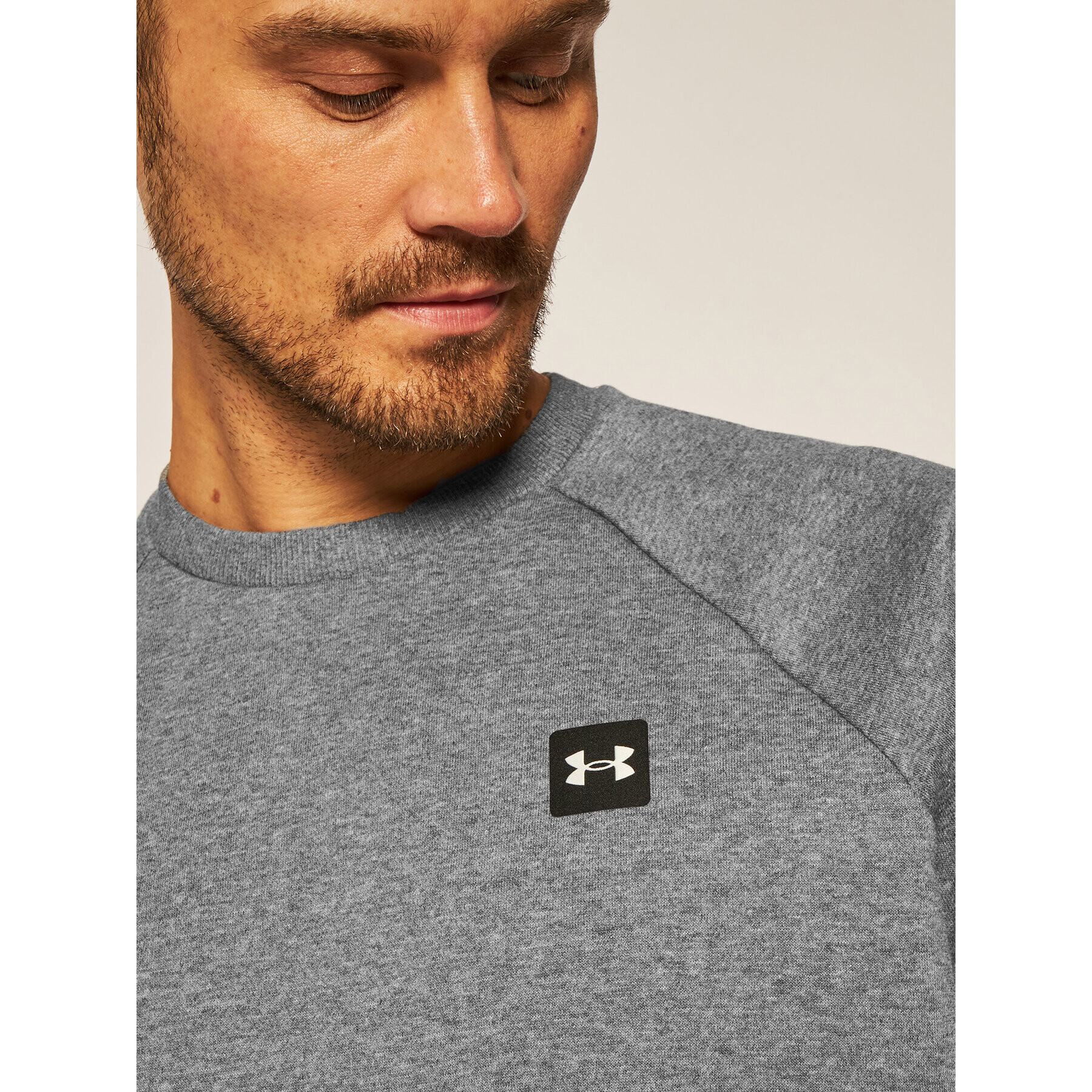 Under Armour Mikina Ua Rival Fleece Crew 1357096 Šedá Regular Fit - Pepit.cz