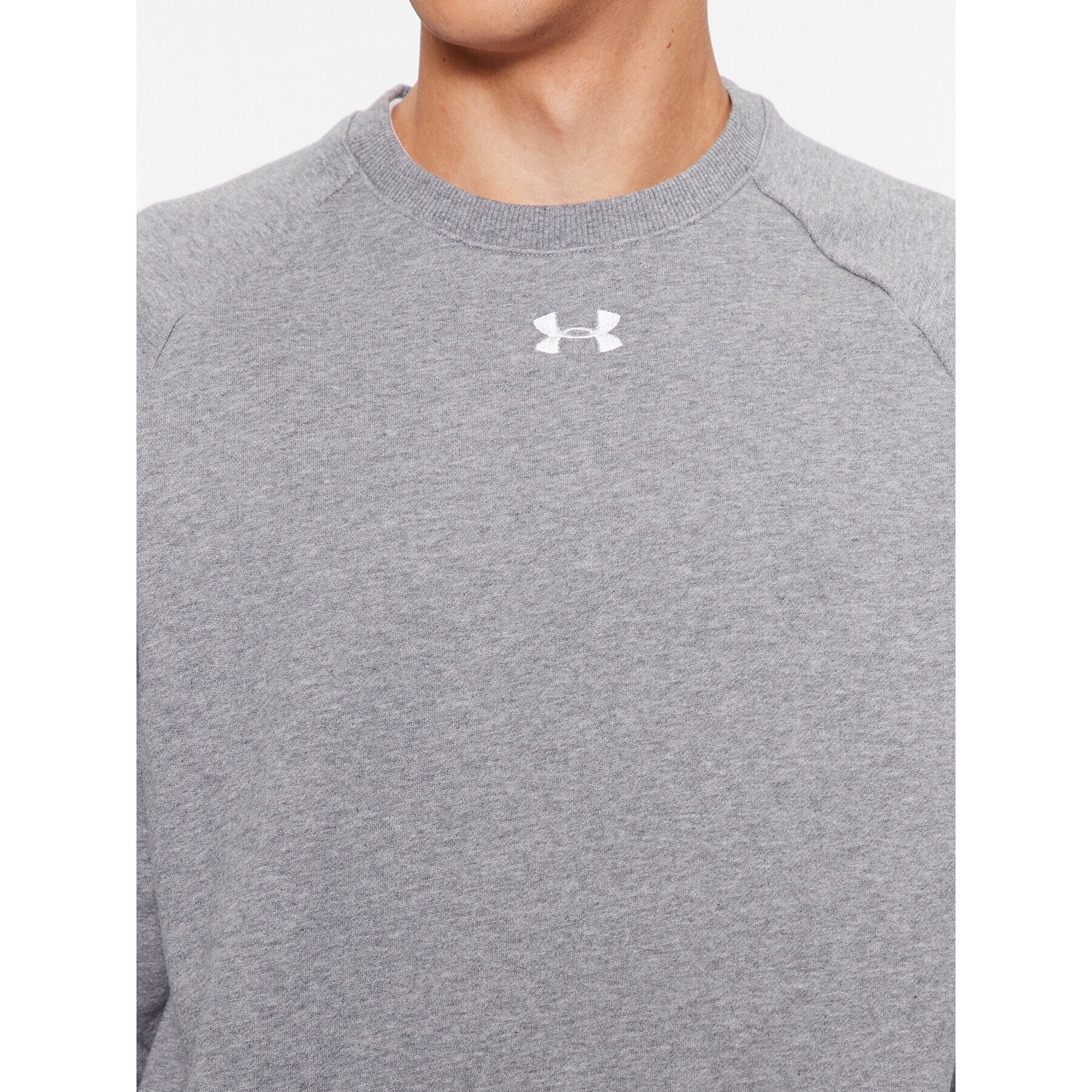 Under Armour Mikina Ua Rival Fleece Crew 1379755 Šedá Loose Fit - Pepit.cz