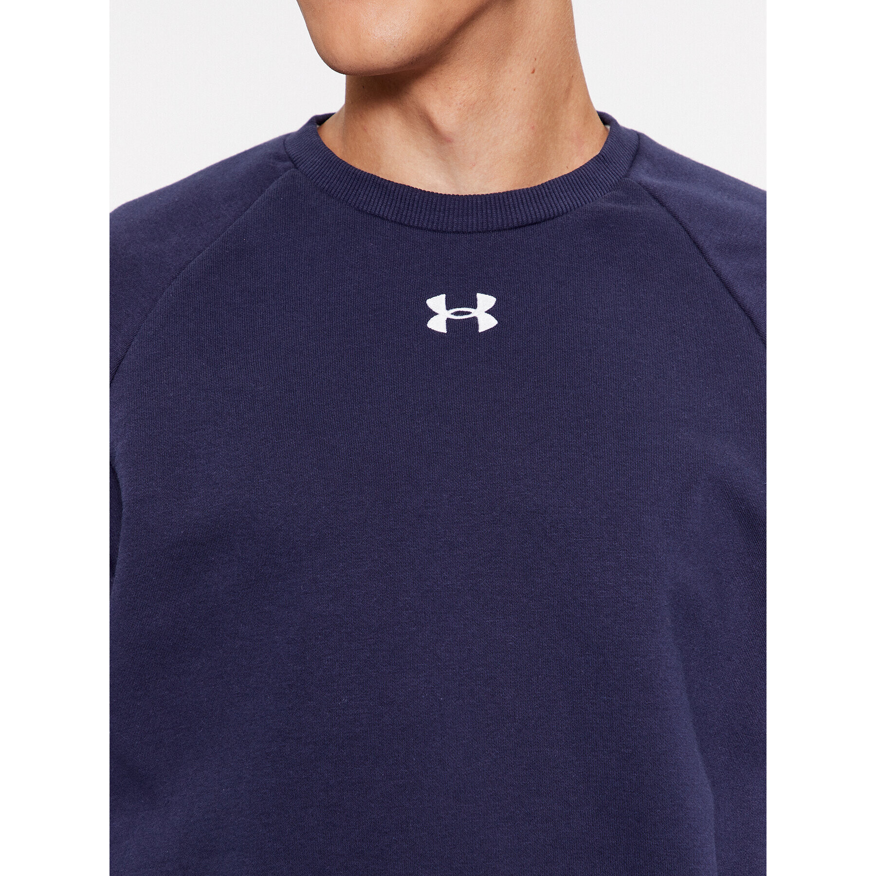 Under Armour Mikina Ua Rival Fleece Crew 1379755 Tmavomodrá Loose Fit - Pepit.cz