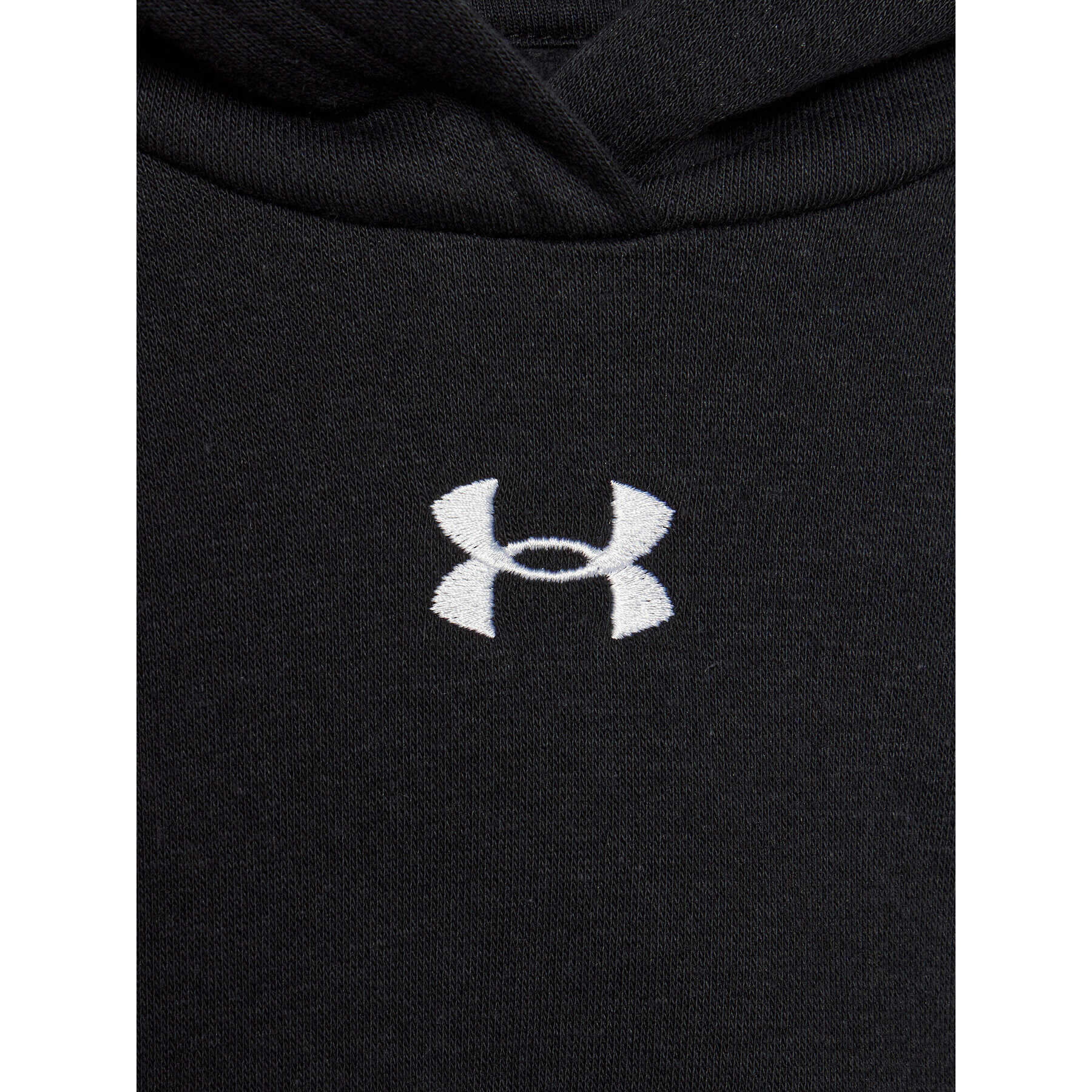 Under Armour Mikina Ua Rival Fleece Crop Hoodie 1379517 Černá Loose Fit - Pepit.cz