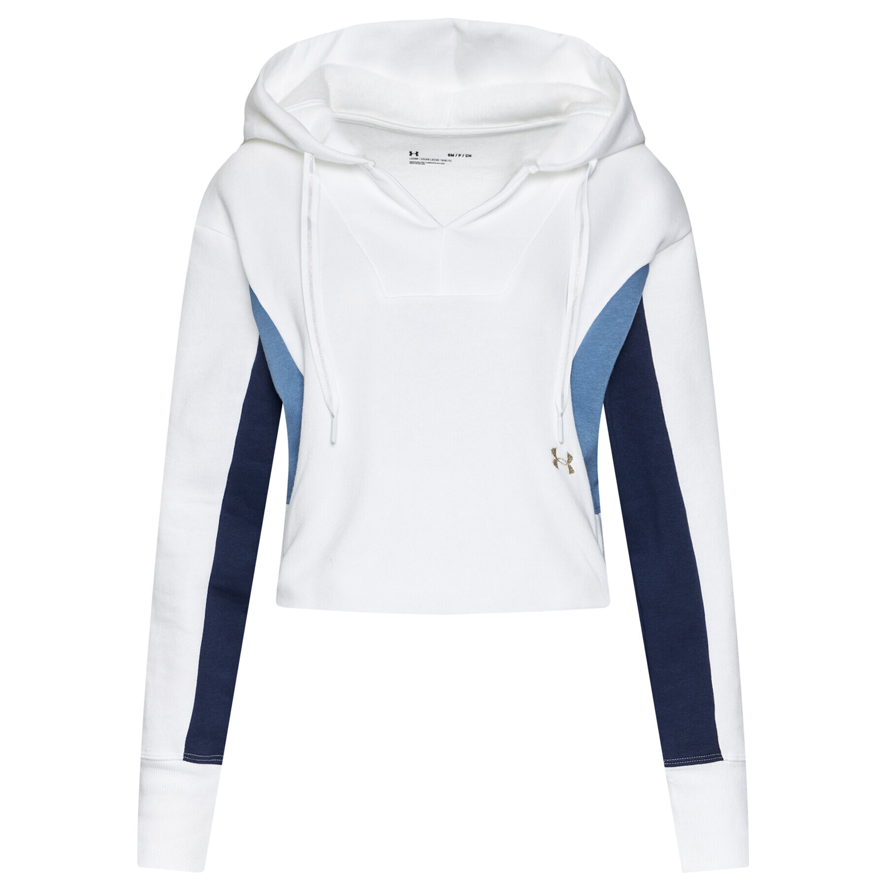 Under Armour Mikina Ua Rival Fleece Embroidered Hoodie 1362421 Bílá Loose Fit - Pepit.cz