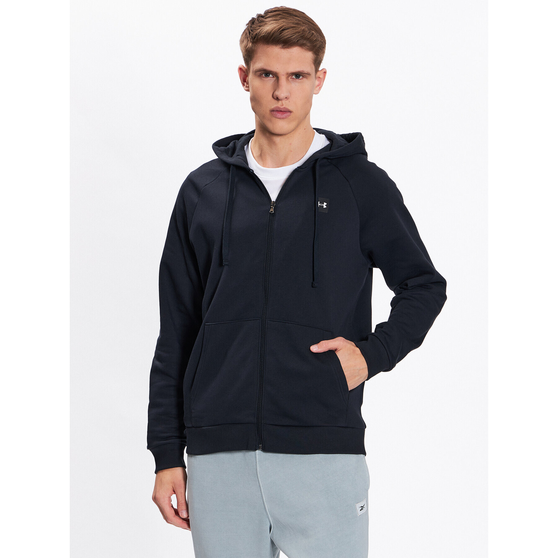 Under Armour Mikina UA Rival Fleece FZ Hoodie 1357111 Černá Regular Fit - Pepit.cz