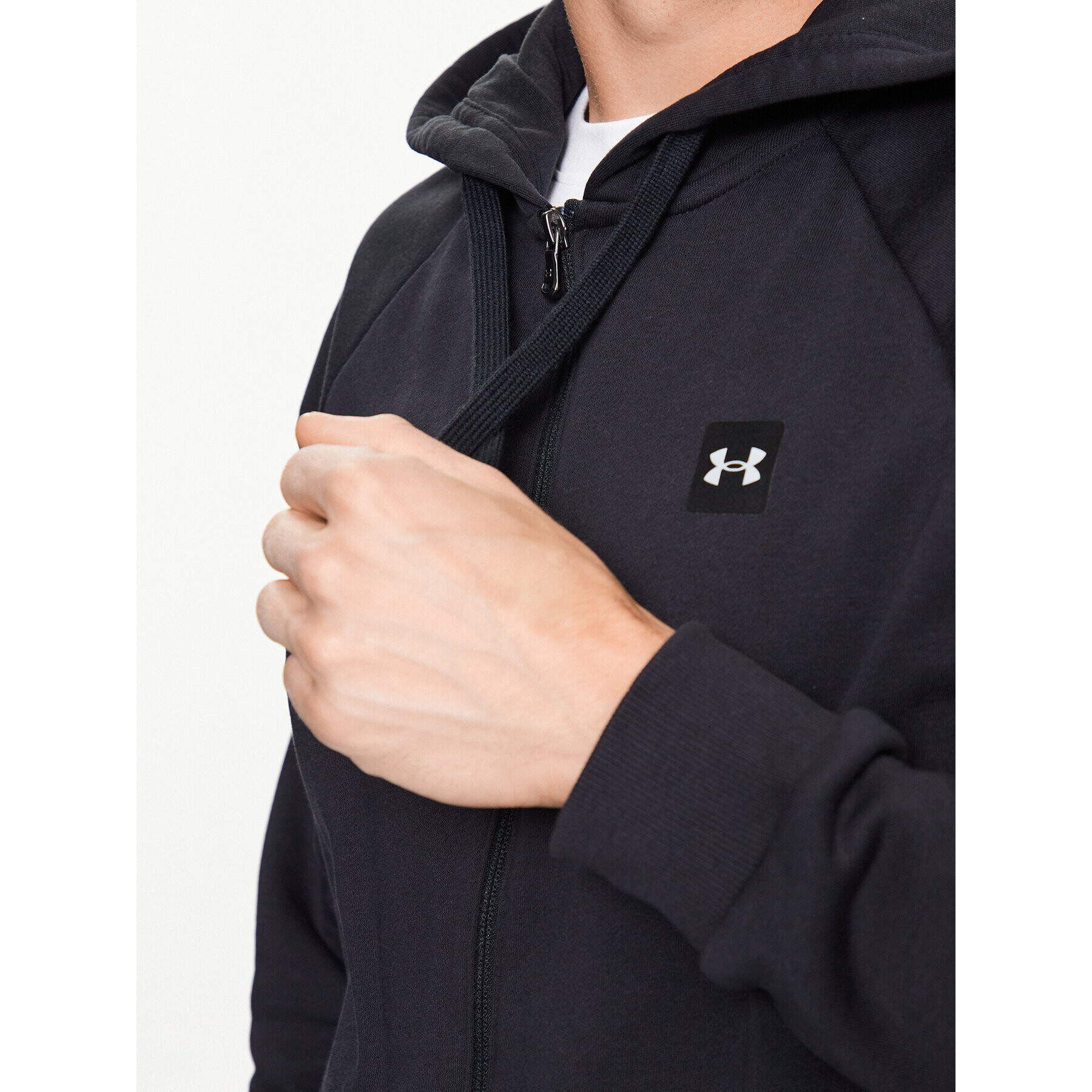 Under Armour Mikina UA Rival Fleece FZ Hoodie 1357111 Černá Regular Fit - Pepit.cz