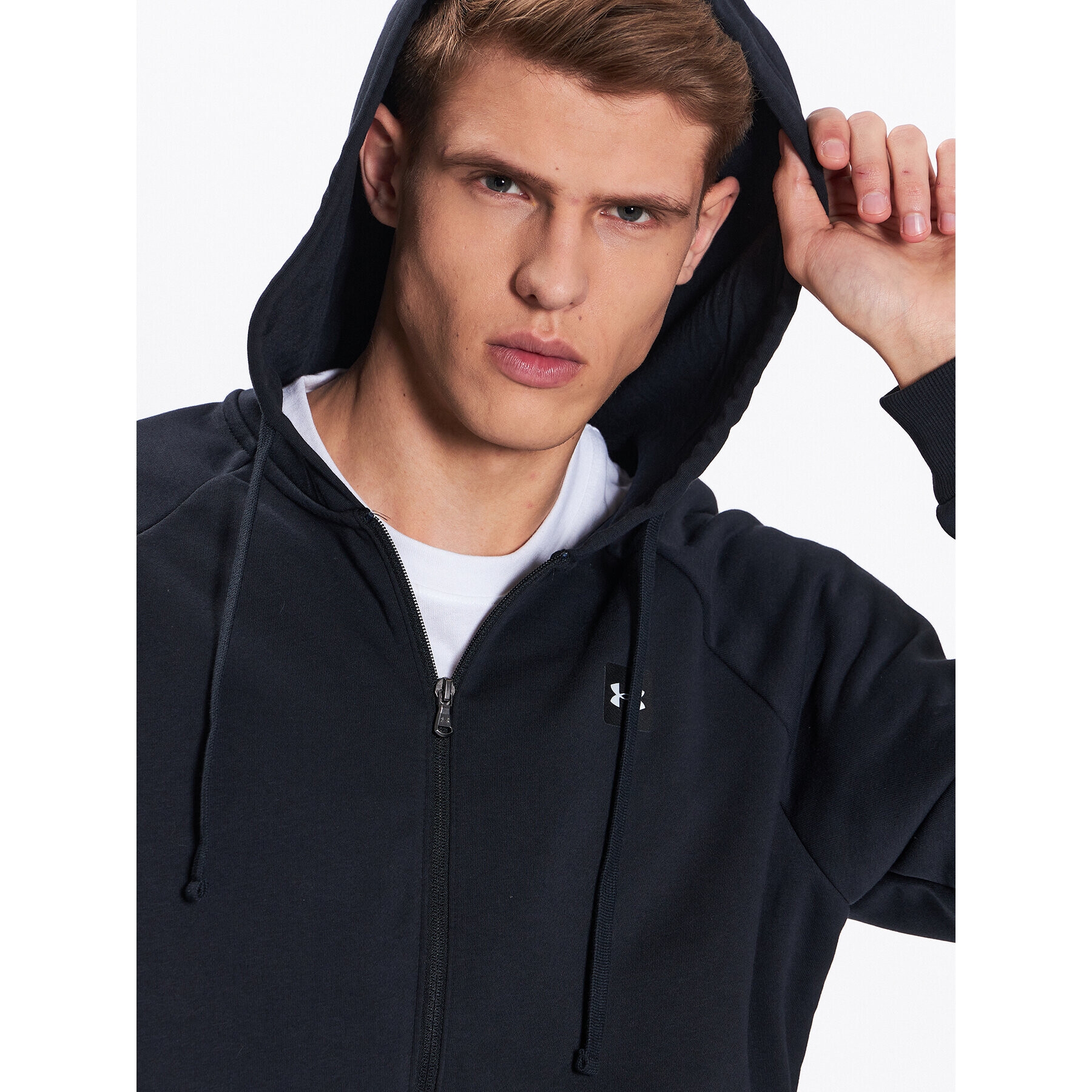 Under Armour Mikina UA Rival Fleece FZ Hoodie 1357111 Černá Regular Fit - Pepit.cz