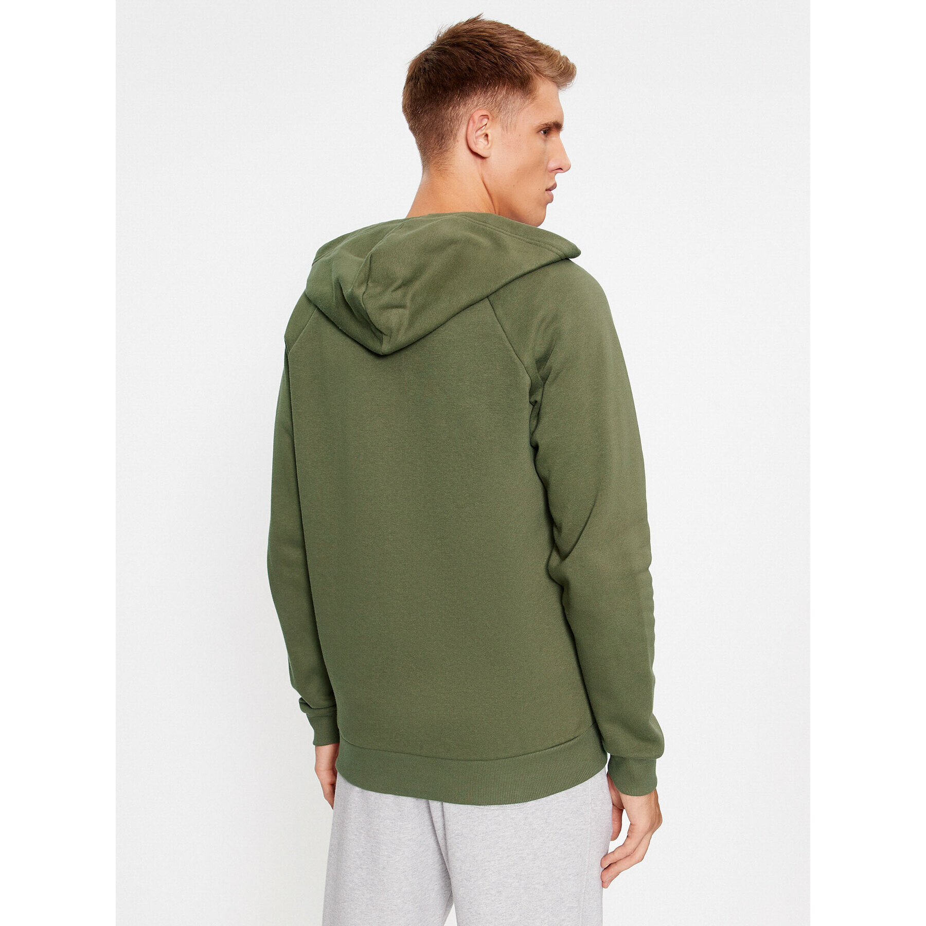 Under Armour Mikina Ua Rival Fleece Fz Hoodie 1379767 Khaki Loose Fit - Pepit.cz