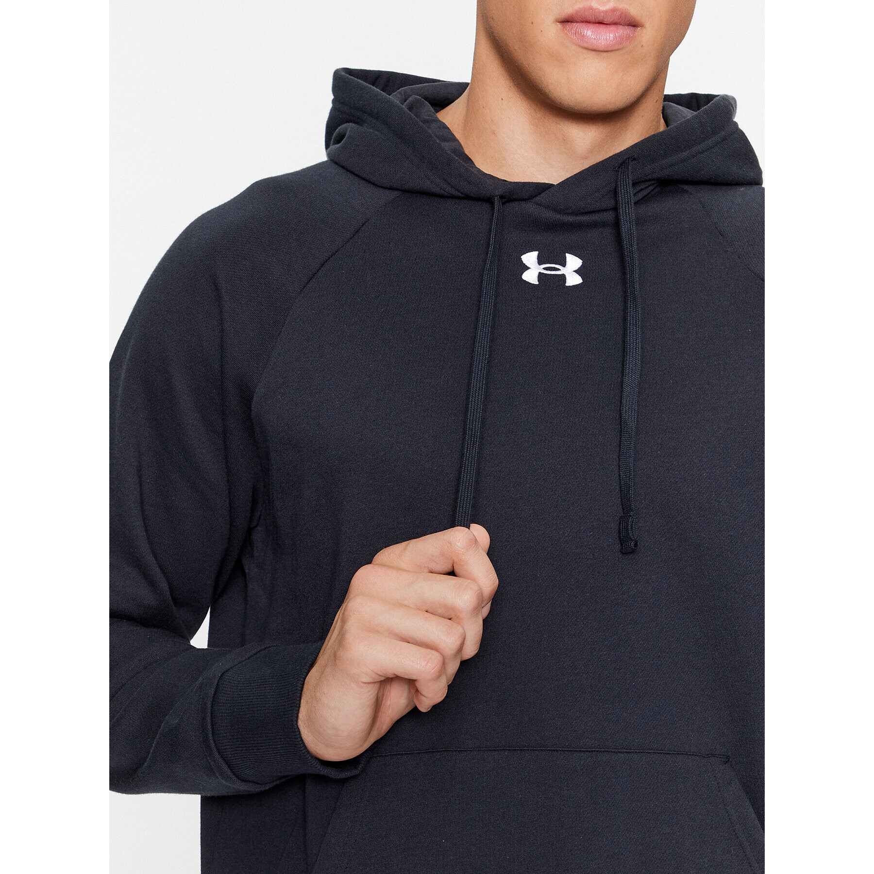 Under Armour Mikina Ua Rival Fleece Hoodie 1379757 Černá Loose Fit - Pepit.cz