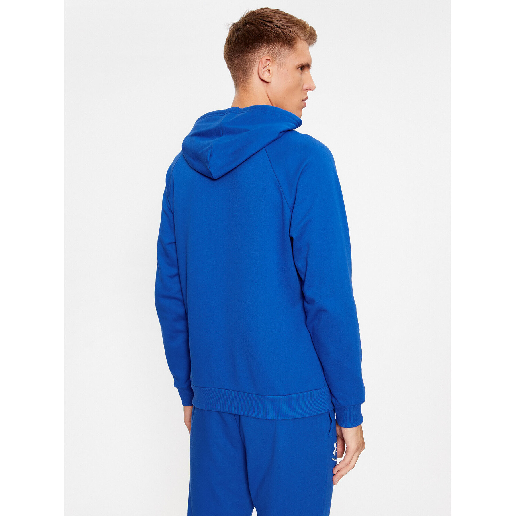 Under Armour Mikina Ua Rival Fleece Hoodie 1379757 Modrá Loose Fit - Pepit.cz