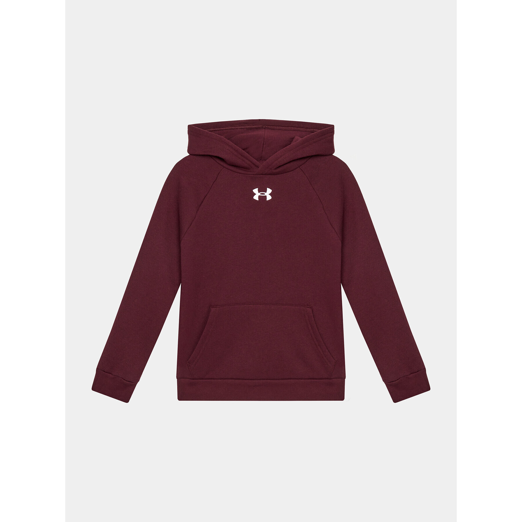 Under Armour Mikina Ua Rival Fleece Hoodie 1379792 Bordó Loose Fit - Pepit.cz