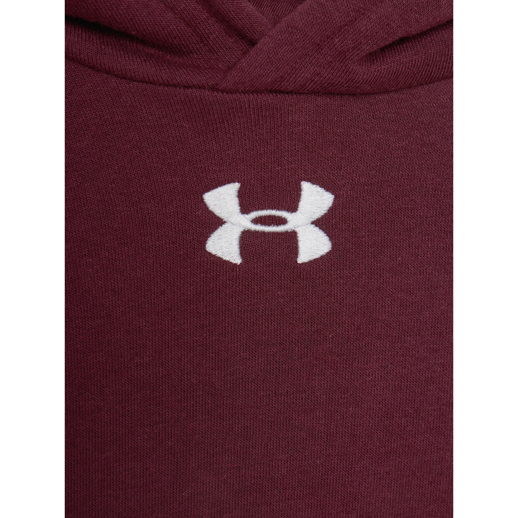 Under Armour Mikina Ua Rival Fleece Hoodie 1379792 Bordó Loose Fit - Pepit.cz