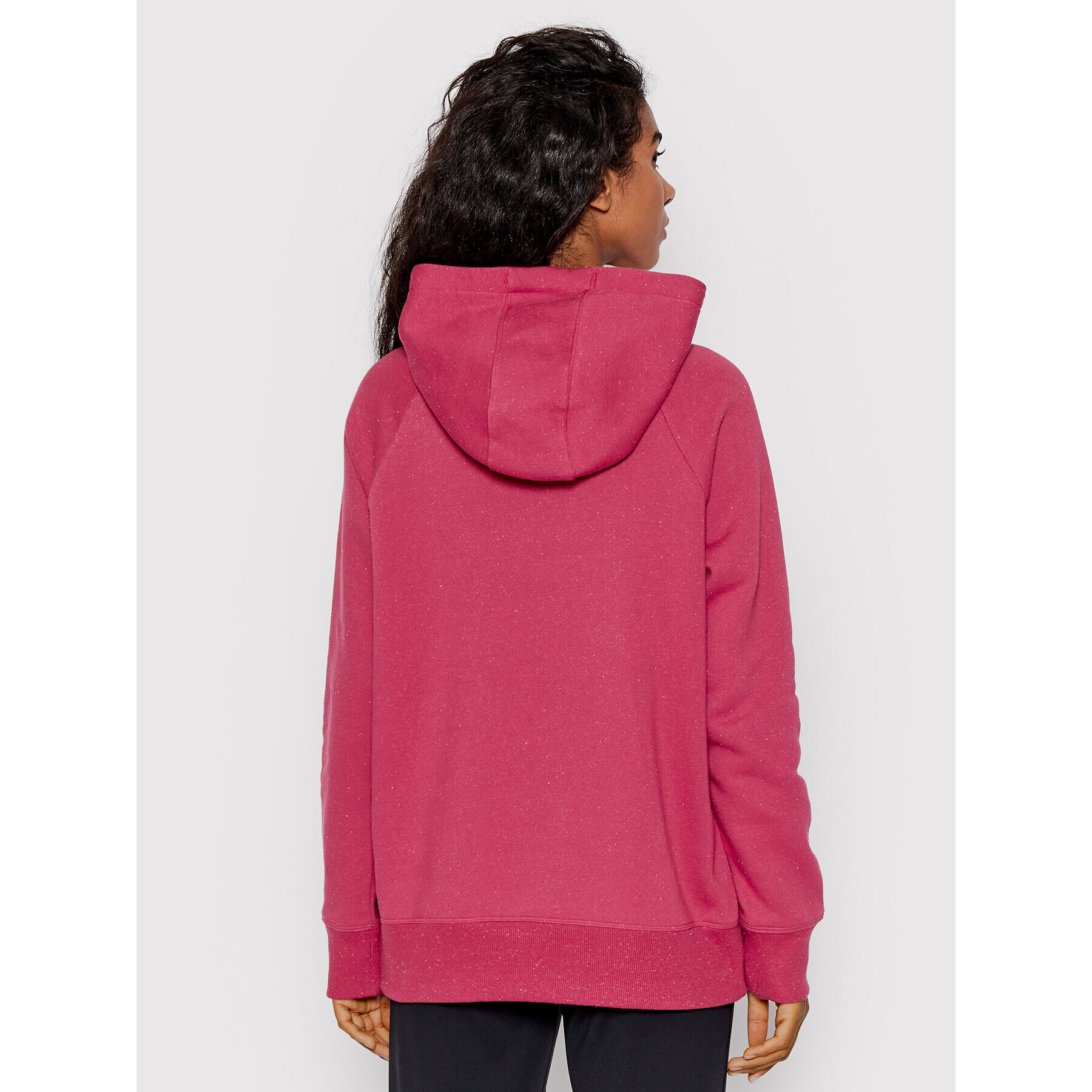 Under Armour Mikina Ua Rival Fleece Logo 1356318 Bordó Loose Fit - Pepit.cz