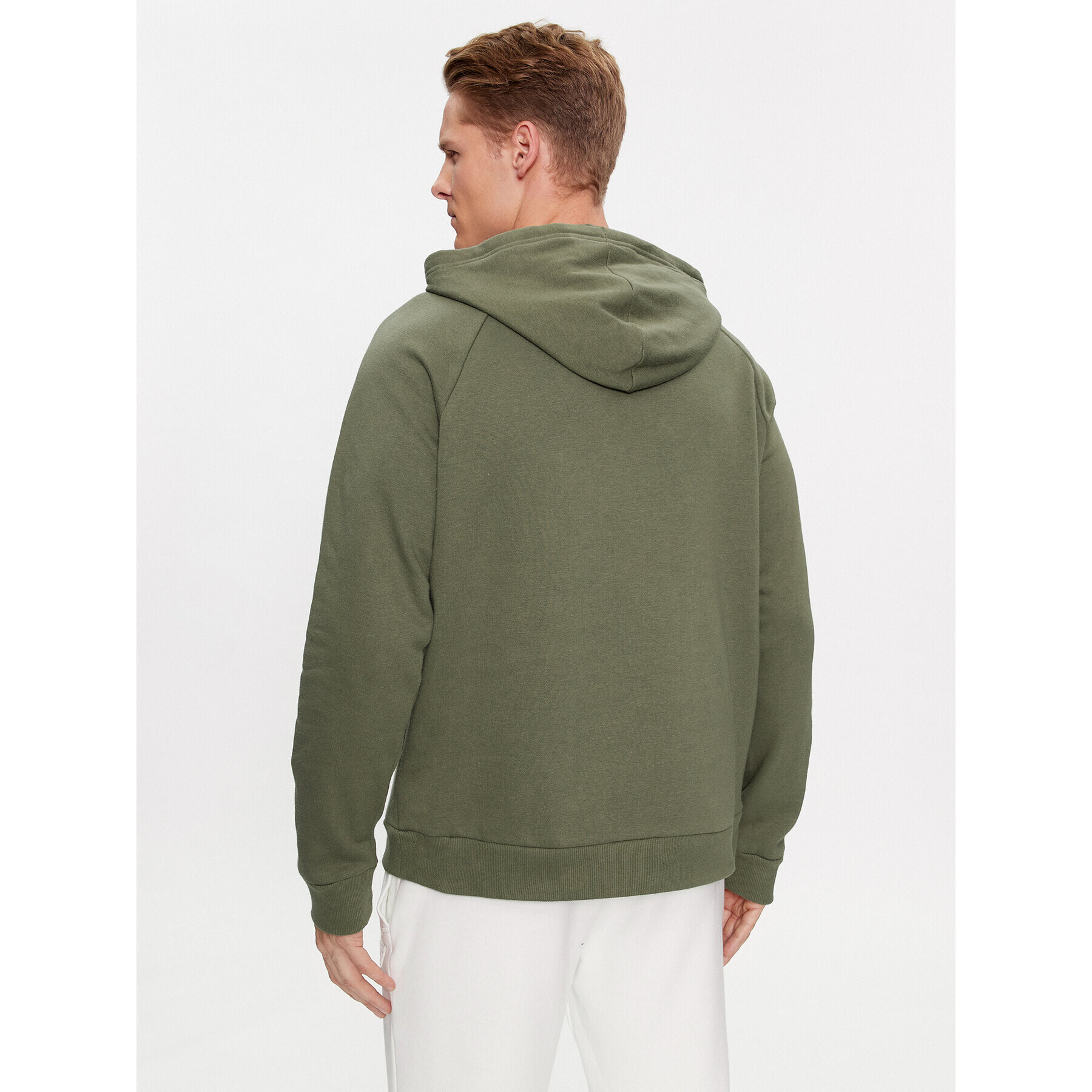 Under Armour Mikina Ua Rival Fleece Logo Hd 1379758 Khaki Loose Fit - Pepit.cz