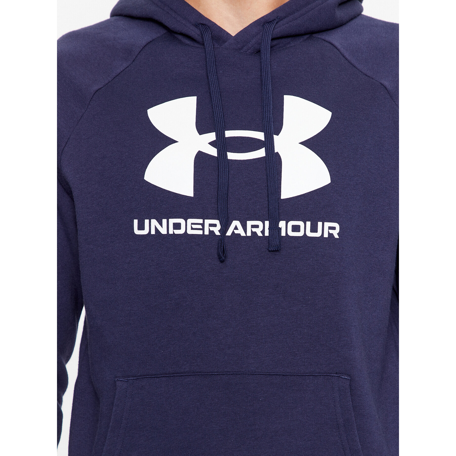 Under Armour Mikina Ua Rival Fleece Logo Hd 1379758 Tmavomodrá Loose Fit - Pepit.cz