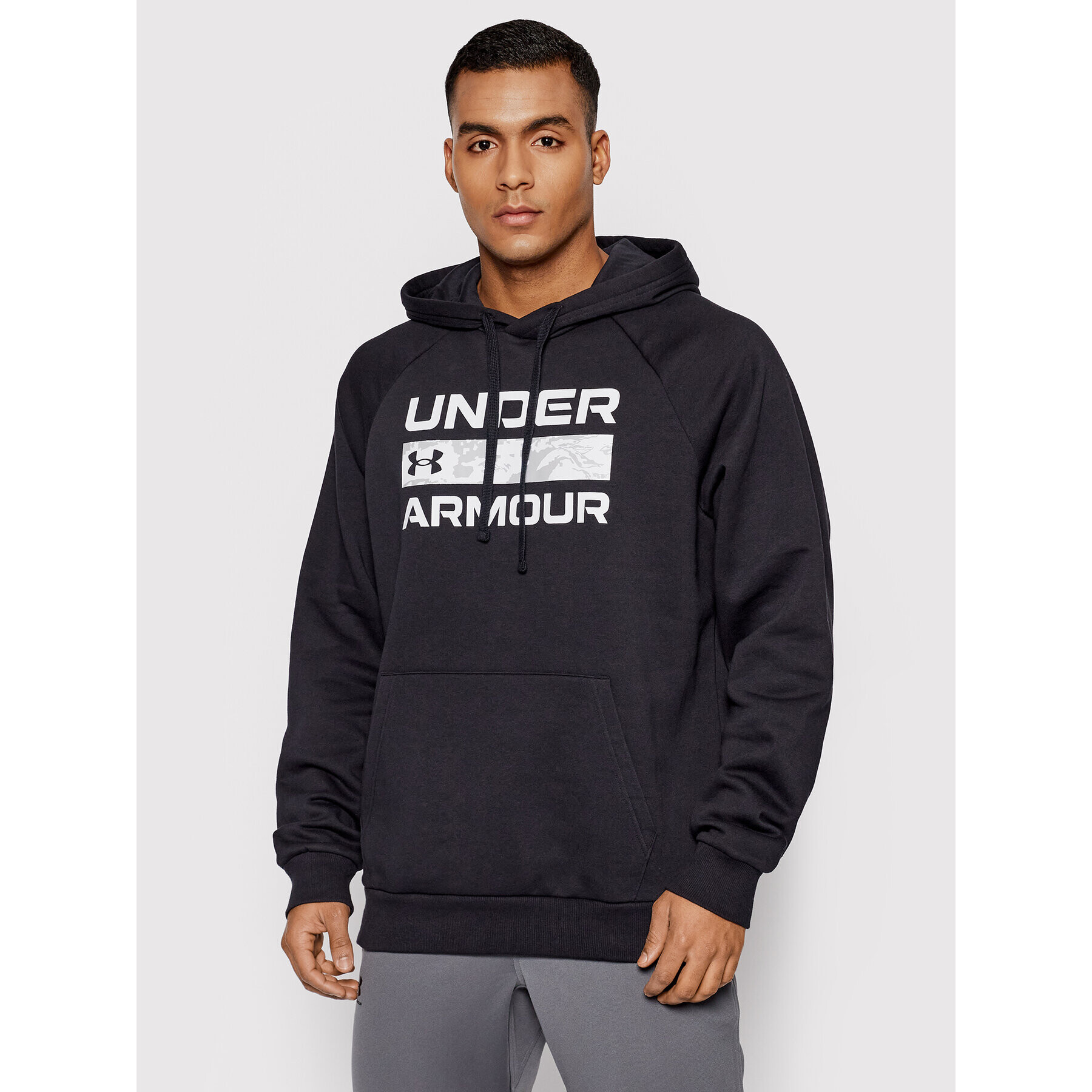 Under Armour Mikina Ua Rival Signature 1366363 Černá Loose Fit - Pepit.cz